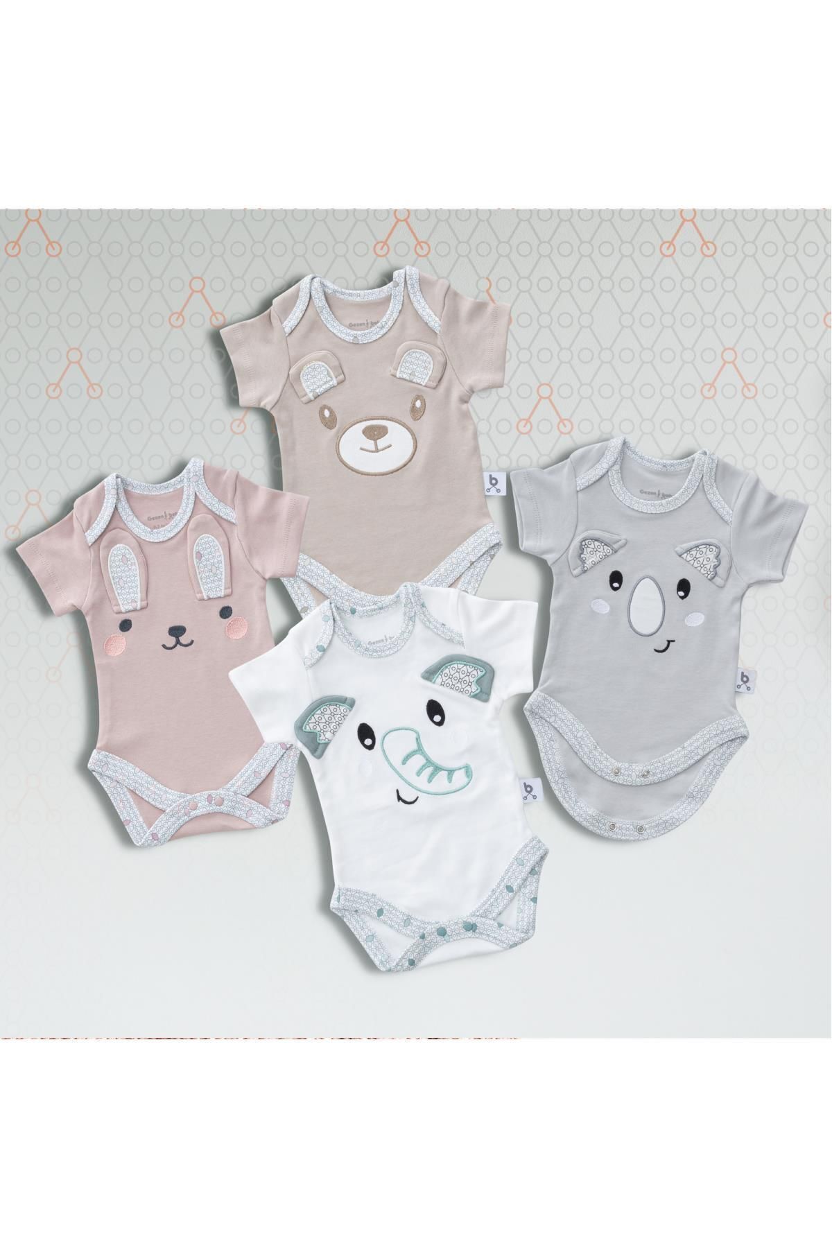 بادی نوزادی دخترانه نارنجی Gezenbebe | 15508 اورجینال - تصویر 8