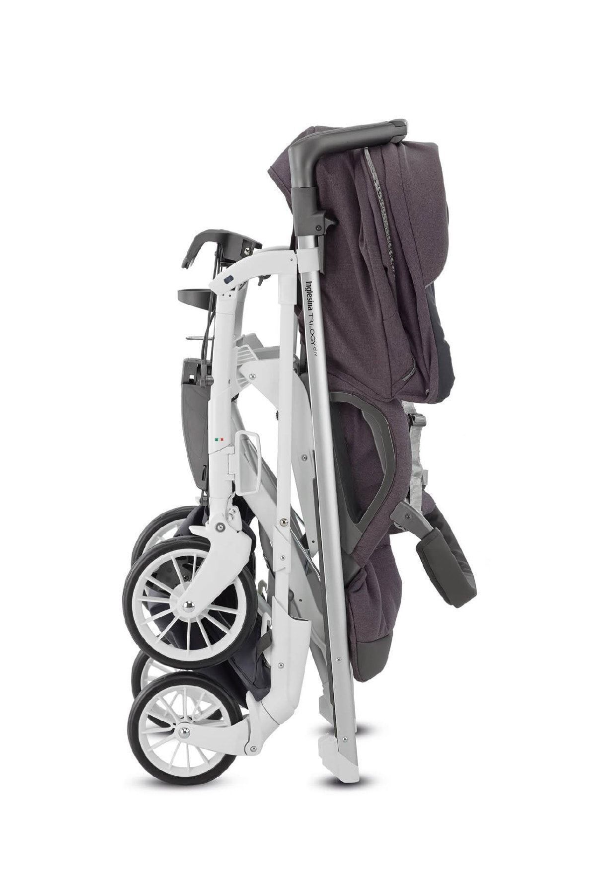 Inglesina Trilogy Tek El Tek Hamle ile Katlanıp Açılan Çift Yön Bebek Arabası - Marron Glace fotoğrafı 5 (önizleme)