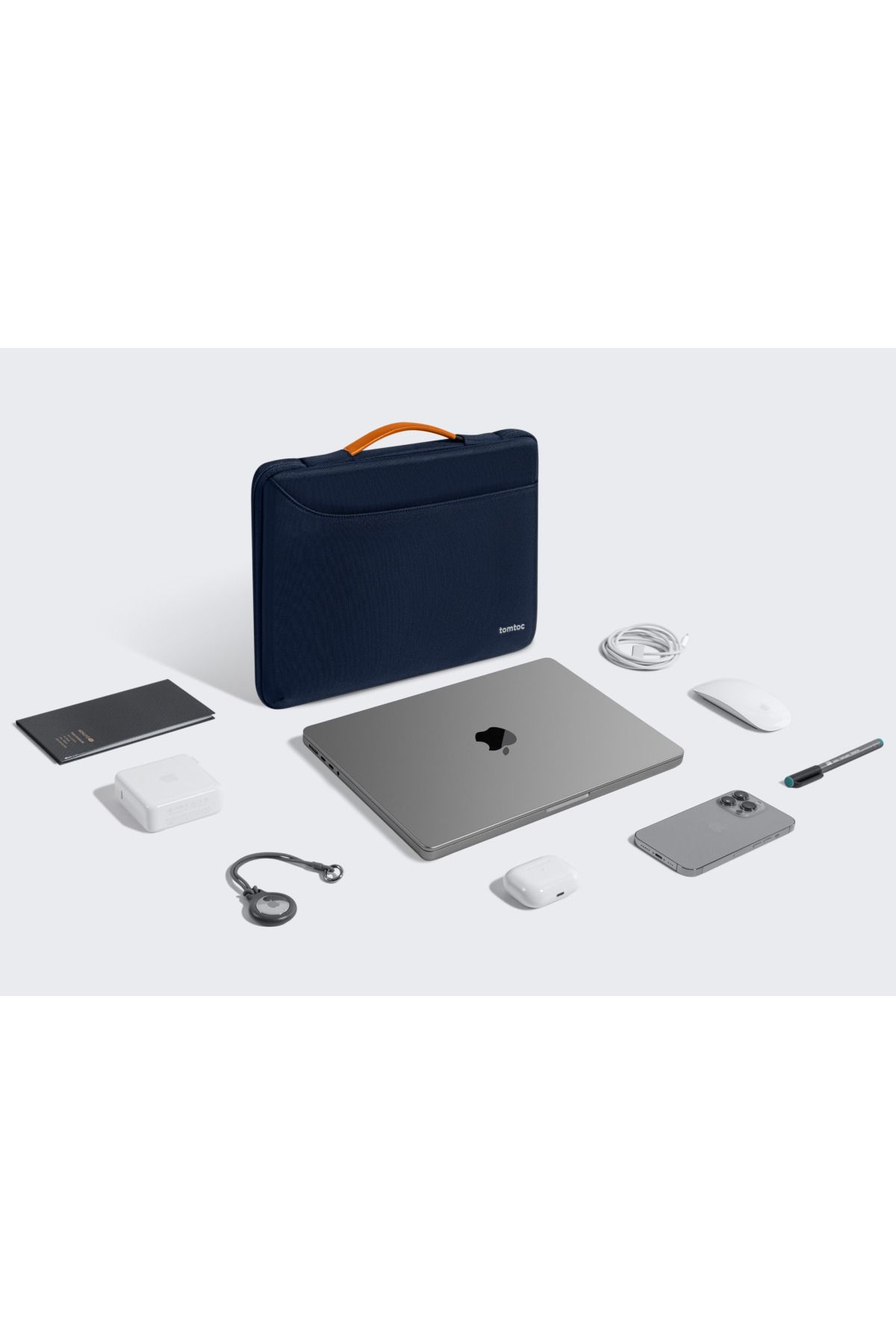 کیف نوت بوک آبی A22 14 INC NAVY PRO CASE Tomtoc