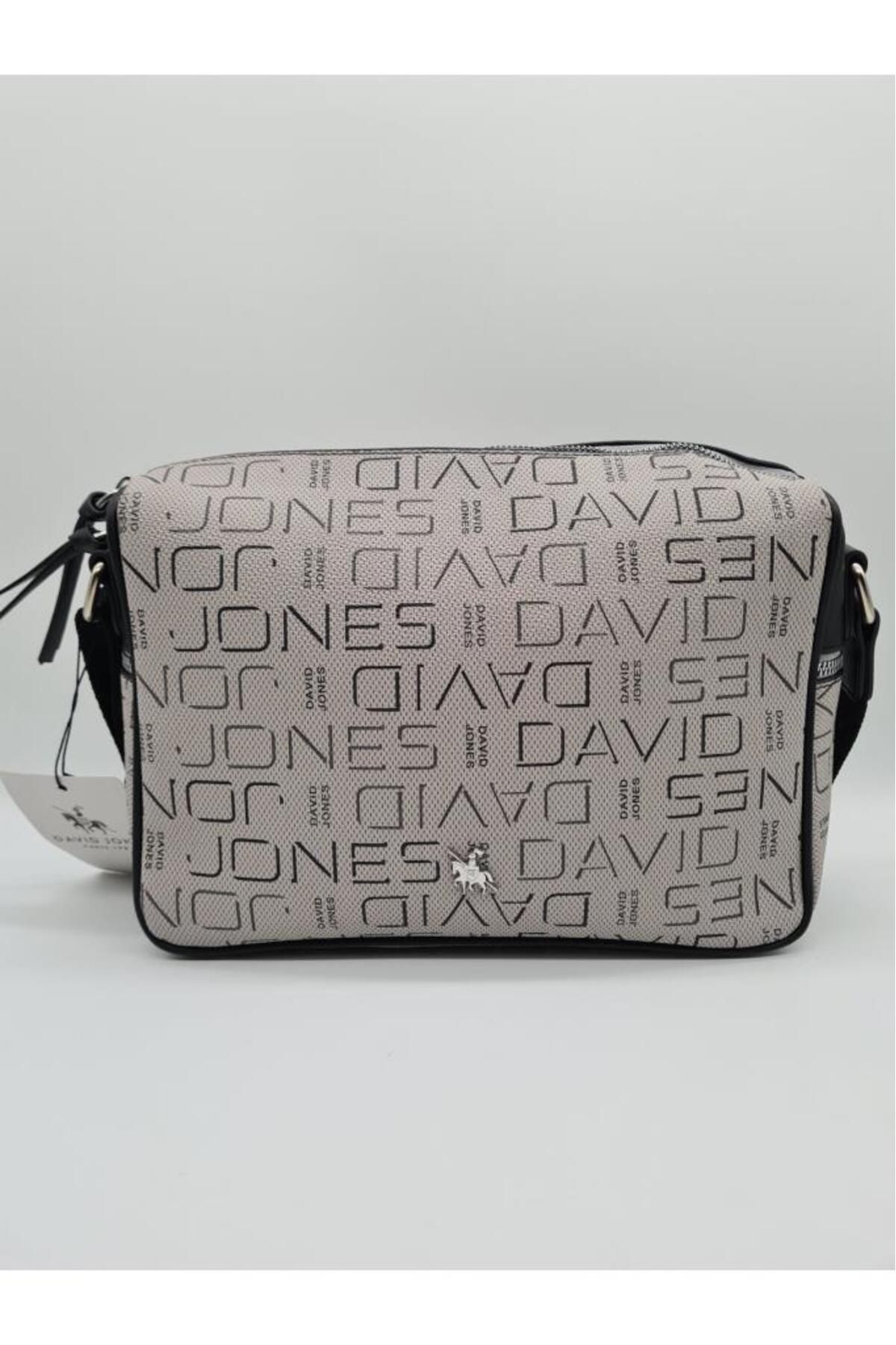 David Jones Women s Monogram Crossbody Bag Black Trendyol