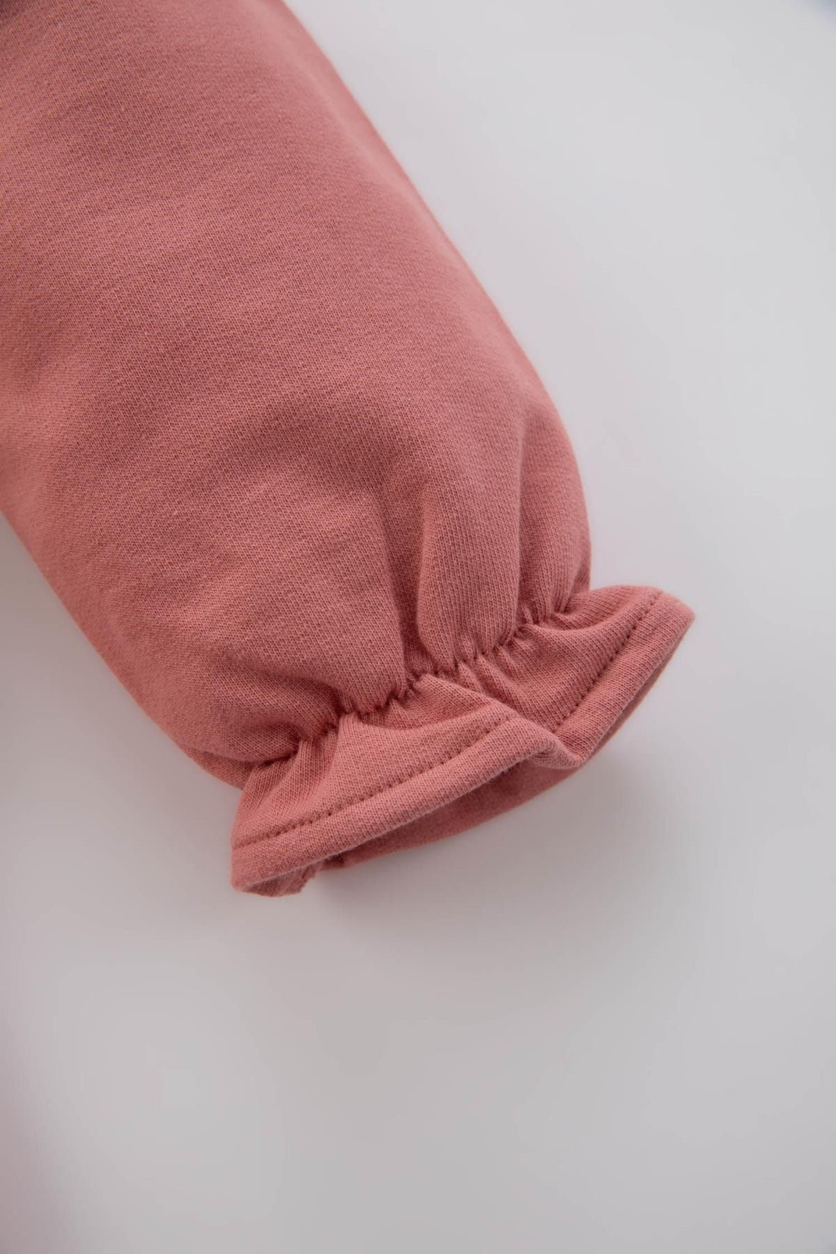 لباس مجلسی دخترانه بورگوندی دفکتوDefacto | A6507A523AU اورجینال - تصویر 3