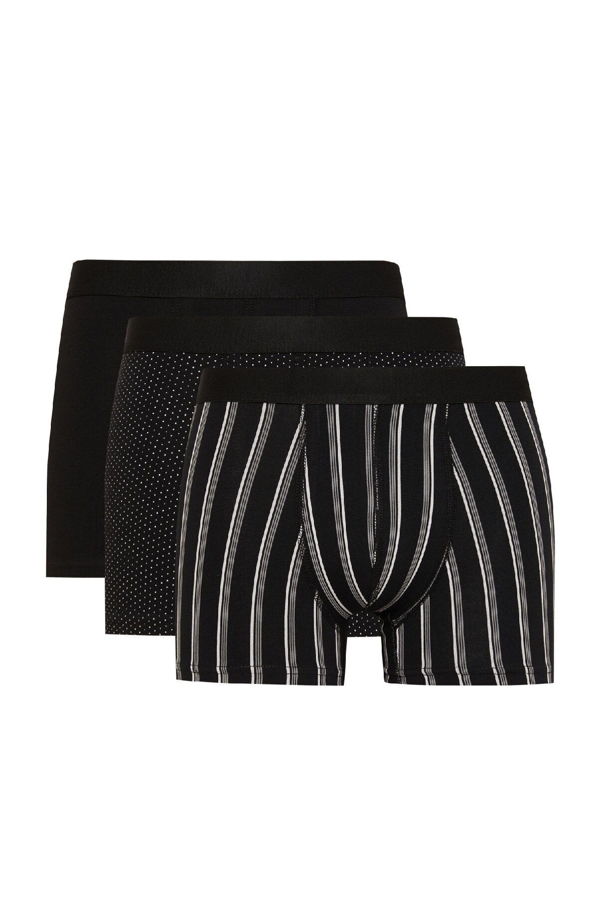 DeFacto-Σετ Boxer 3 τεμαχίων Regular Fit - E0119ax24au 1