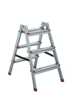 ZE Zigana Ev Gereçleri 3x3 Çift Çıkışlı Merdiven GRİ