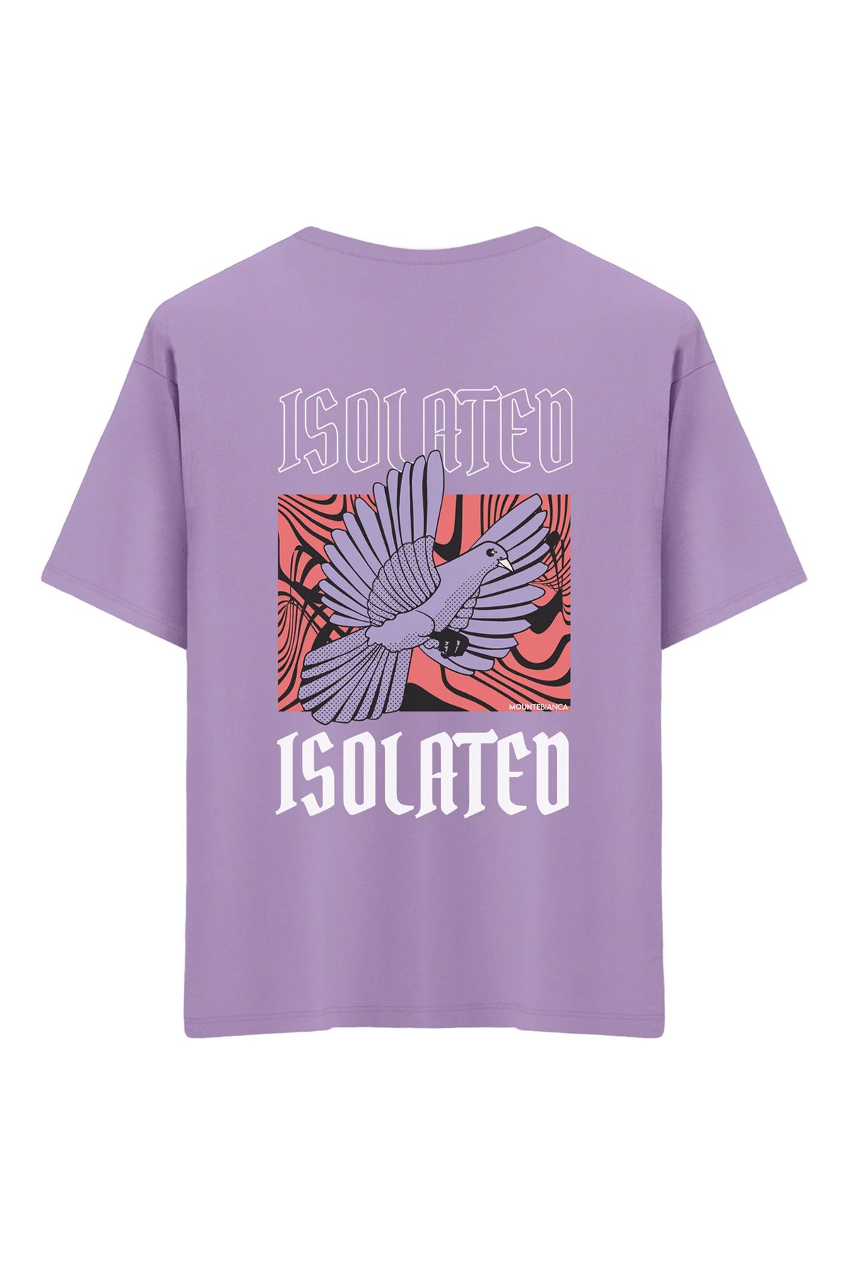 Mounte Bianca Unisex Izolat - Tricou Supradimensionat Unisex - XL