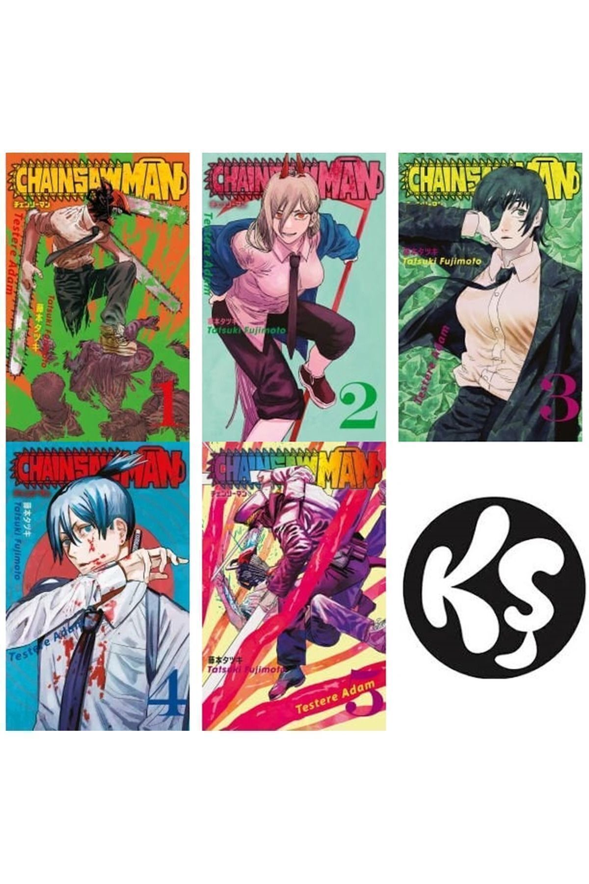 Testere Adam Gerekli Şeyler Yayıncılık Chainsaw Man-testere adam 1-2-3-4-5 manga ...