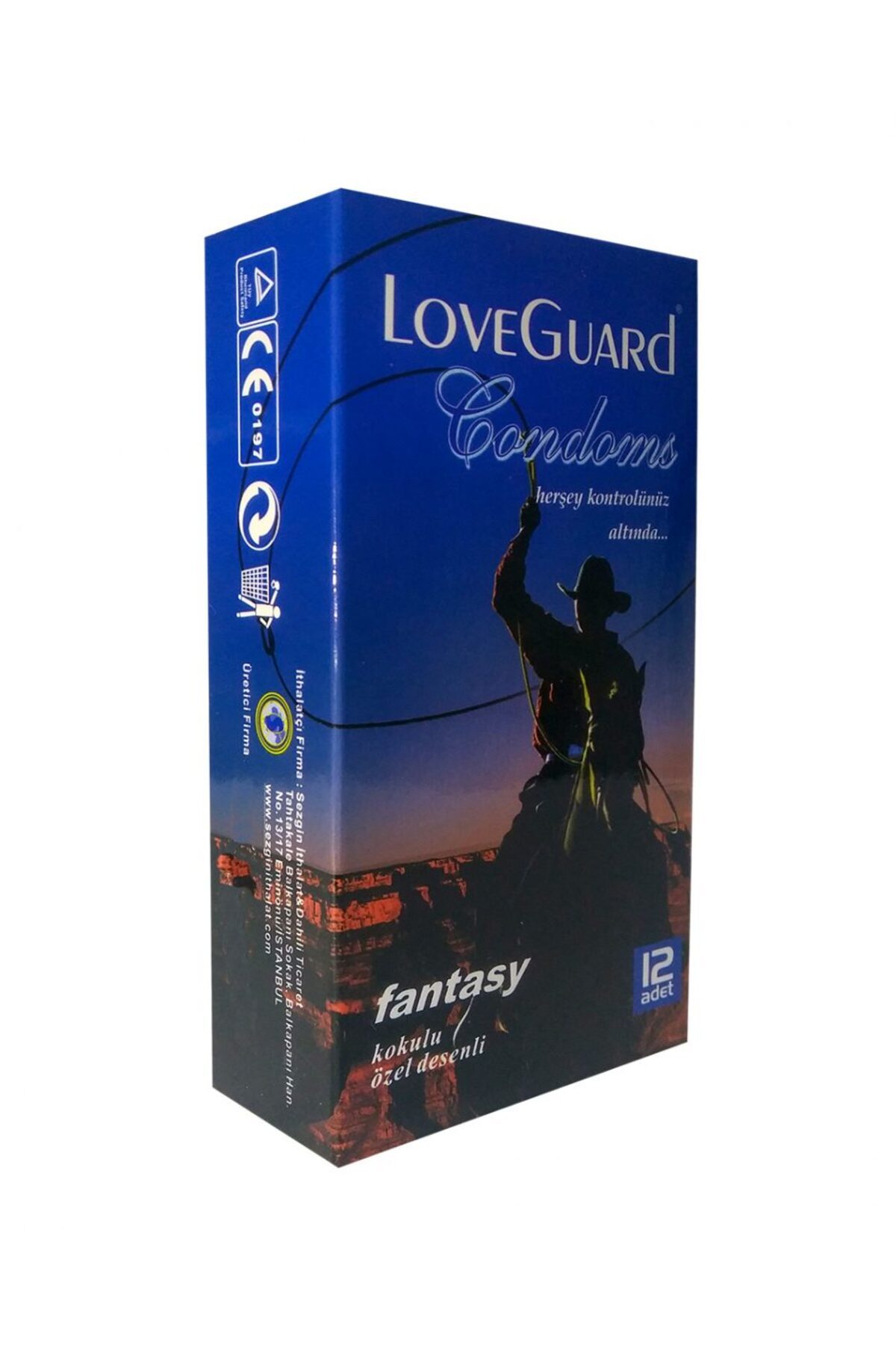 LoveGuard Fantasy (Kokulu Özel Desenli ) Prezervatif 3