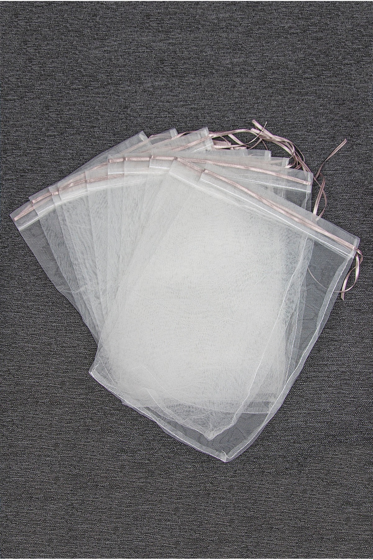 10 Pcs Medium Tulle Pouch 17x24cm