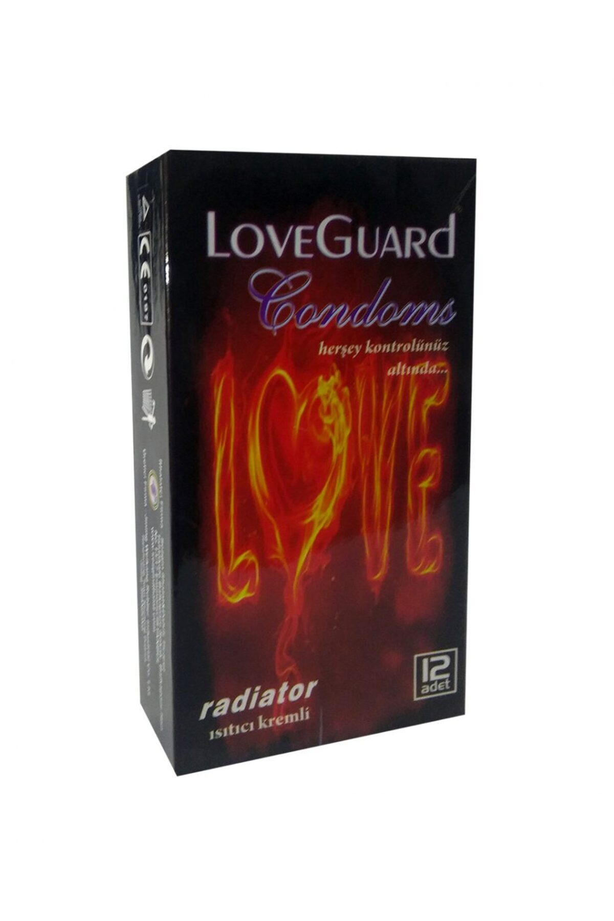 LoveGuard Radiatör ( Isıtıcı Kremli ) Prezervatif