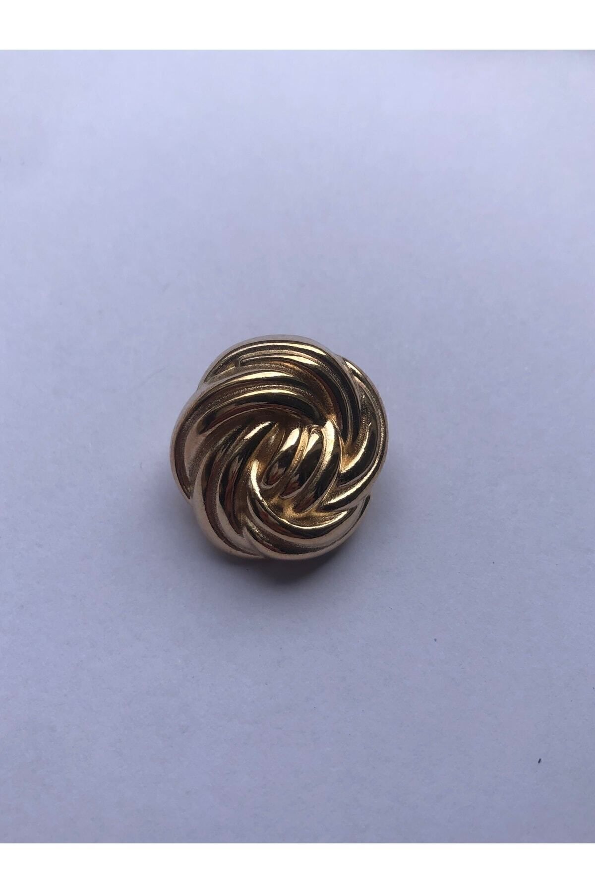 aensia-Gold Gold Twist Knob Model Button Metal Button 36 Size Buttons - 6-Piece Button Pack 3