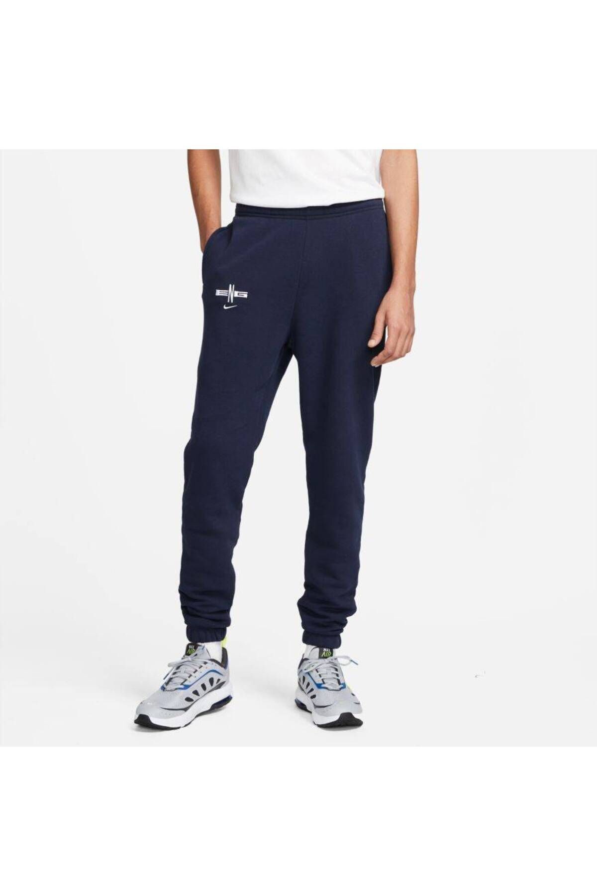 Navy blue sweatpants nike discount
