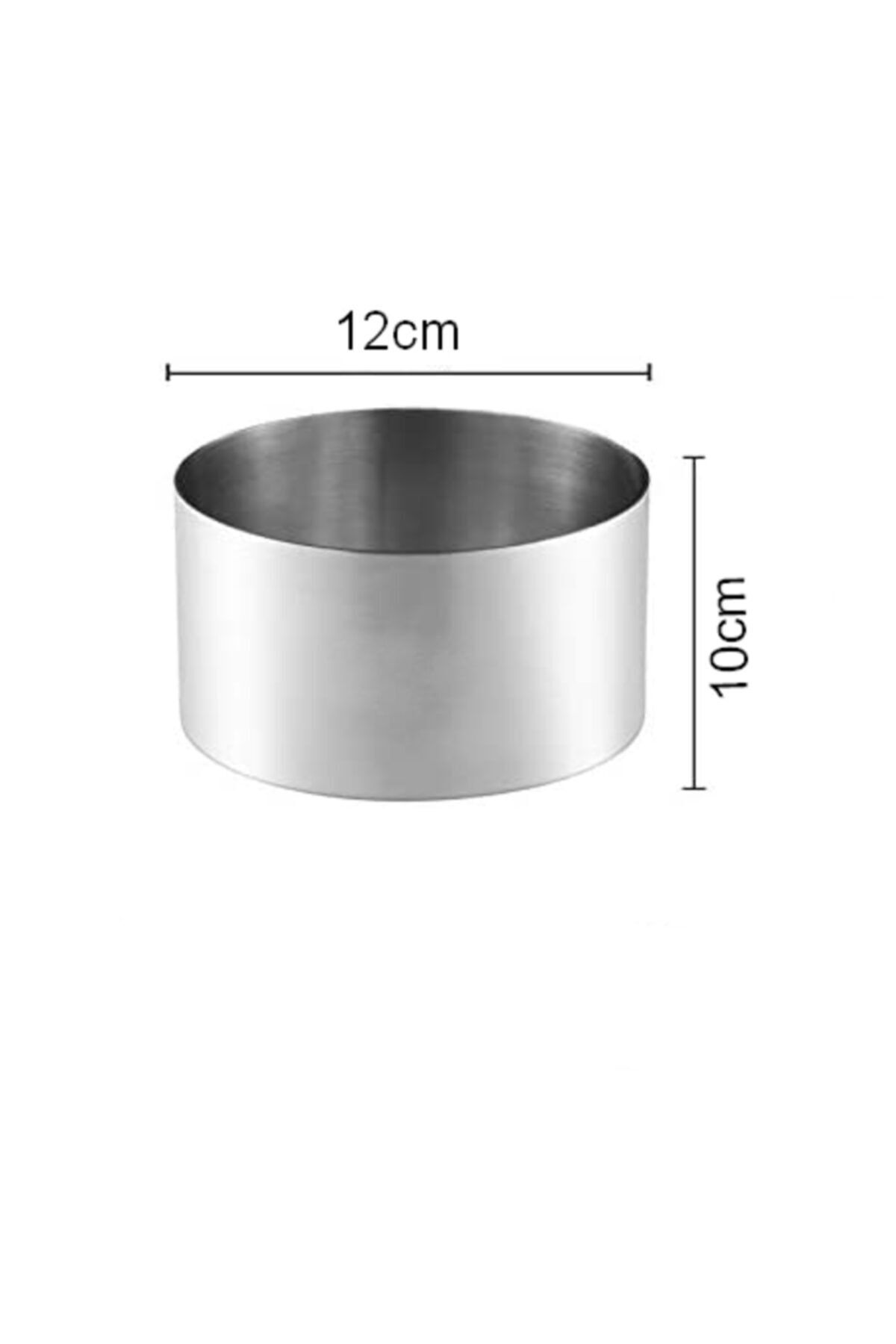 Nar kalıp-Narkalıp Round Circle Cake Mold Diameter 12cm Depth 10cm 4