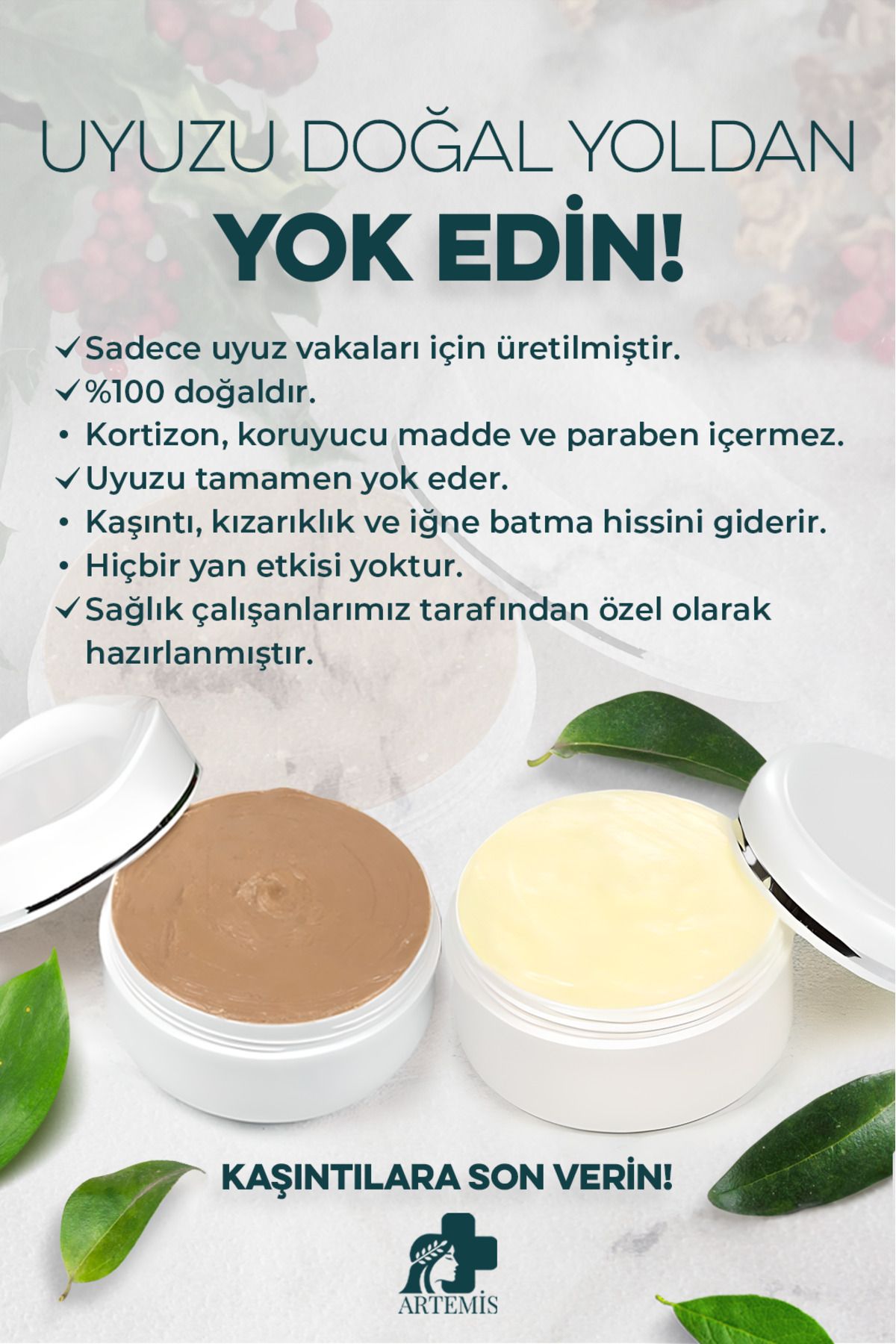 ArtemisStore-Handmade Natural Scabies Cream 100ml 2