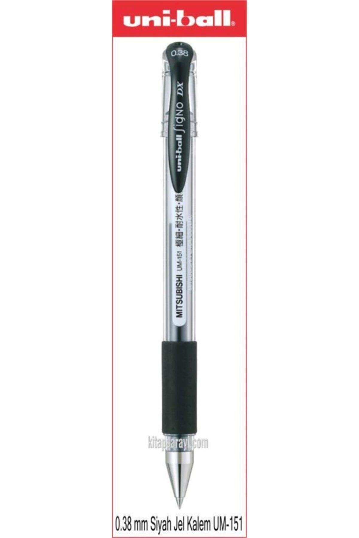 Uniball Signo Dx 0.38 Mm Black Gel Pen Um-152