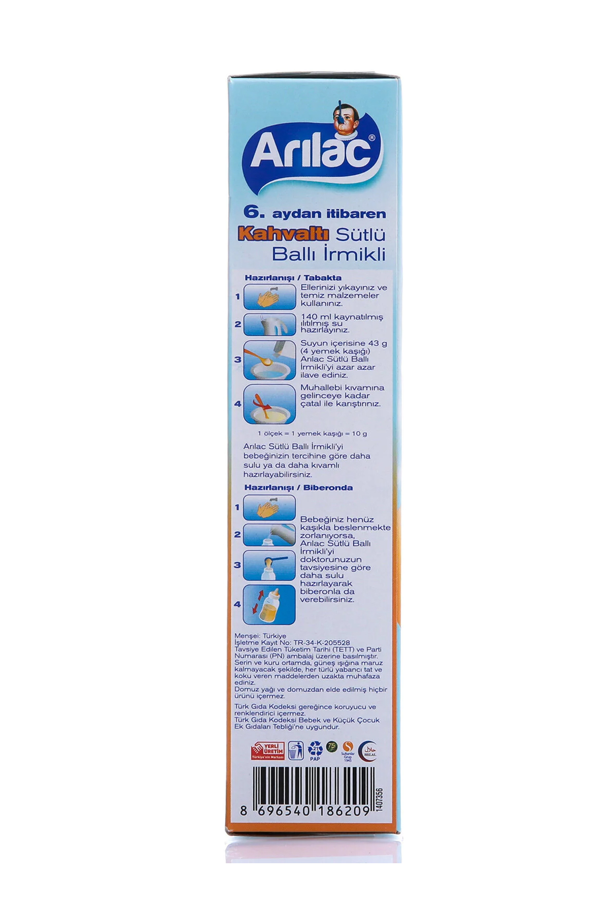 ARI Lac Ballı Irmikli Kaşık Maması 200 gr fotoğrafı 5 (önizleme)