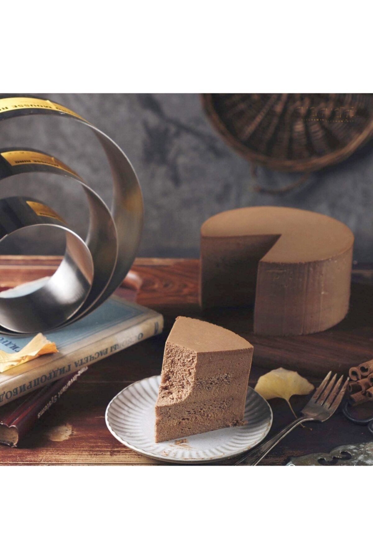 Nar kalıp-Narkalıp Round Circle Cake Mold Diameter 12cm Depth 10cm 5