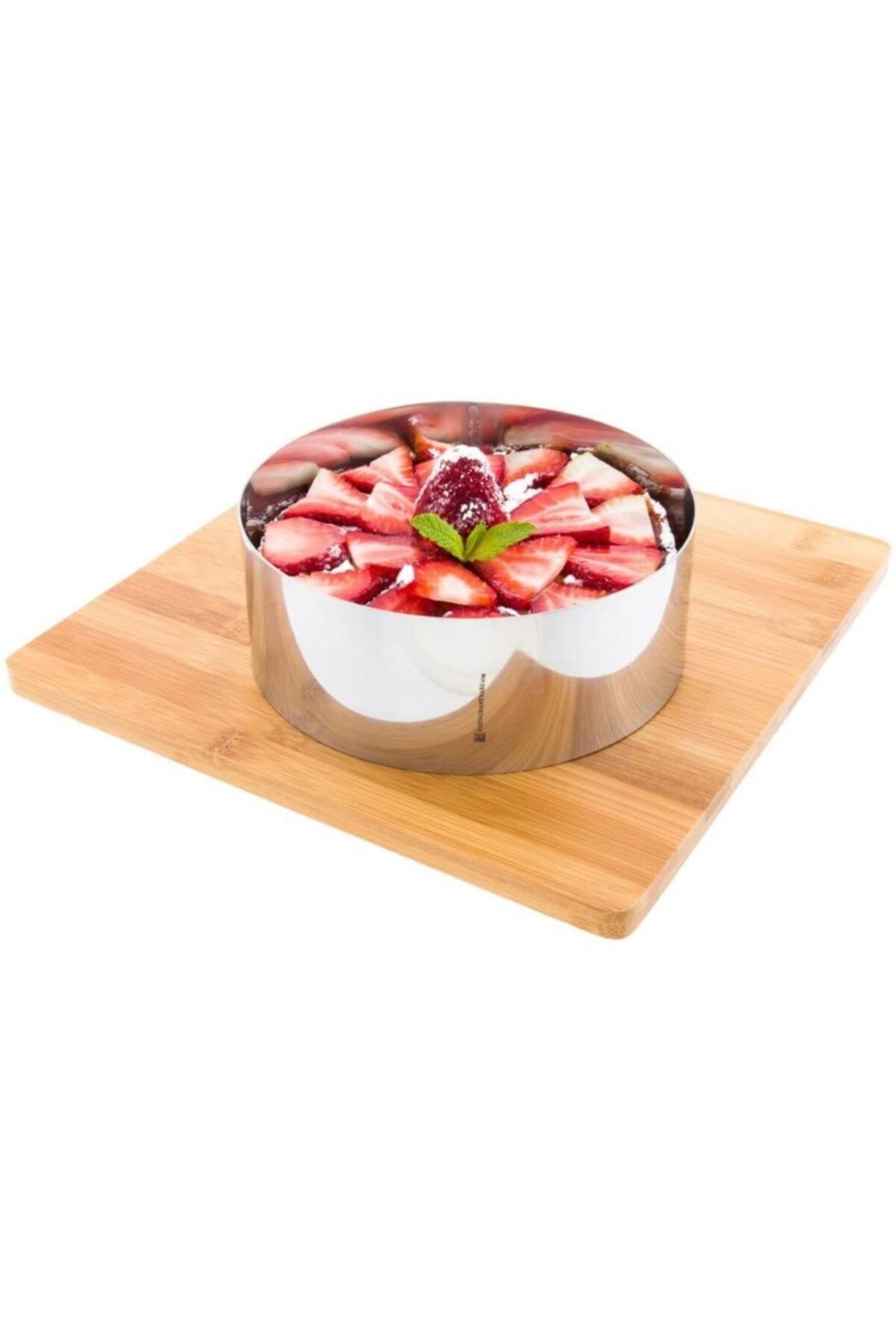 Nar kalıp-Narkalıp Round Circle Cake Mold Diameter 12cm Depth 10cm 3