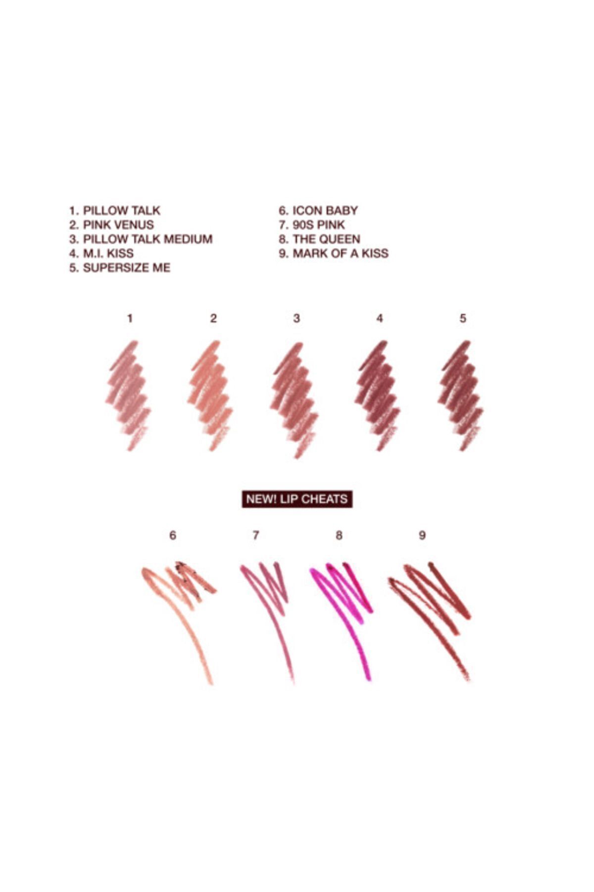 charlotte tilbury-LIP CHEAT PILLOW TALK 2nd- MEDIUM Size 3