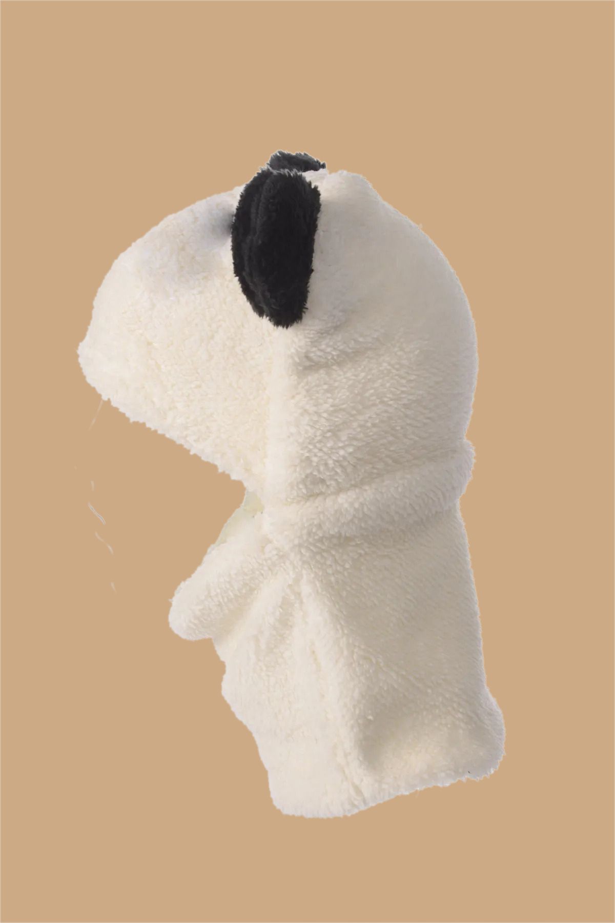 Nurnivus-Cute Panda Patterned Plush Beanie for 3-6 Year Old Children - with Ears, Hoodie and Windproof 4