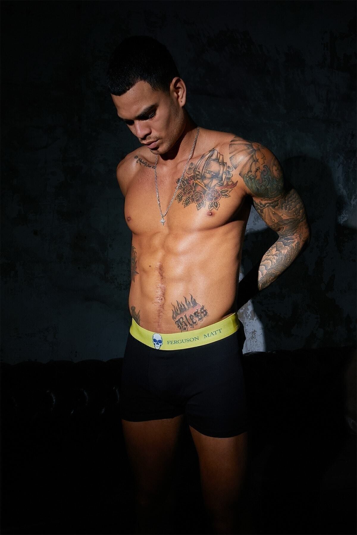 Ferguson Matt  Erkek Boxer 3 Adet - Skull Series - Görsel 3