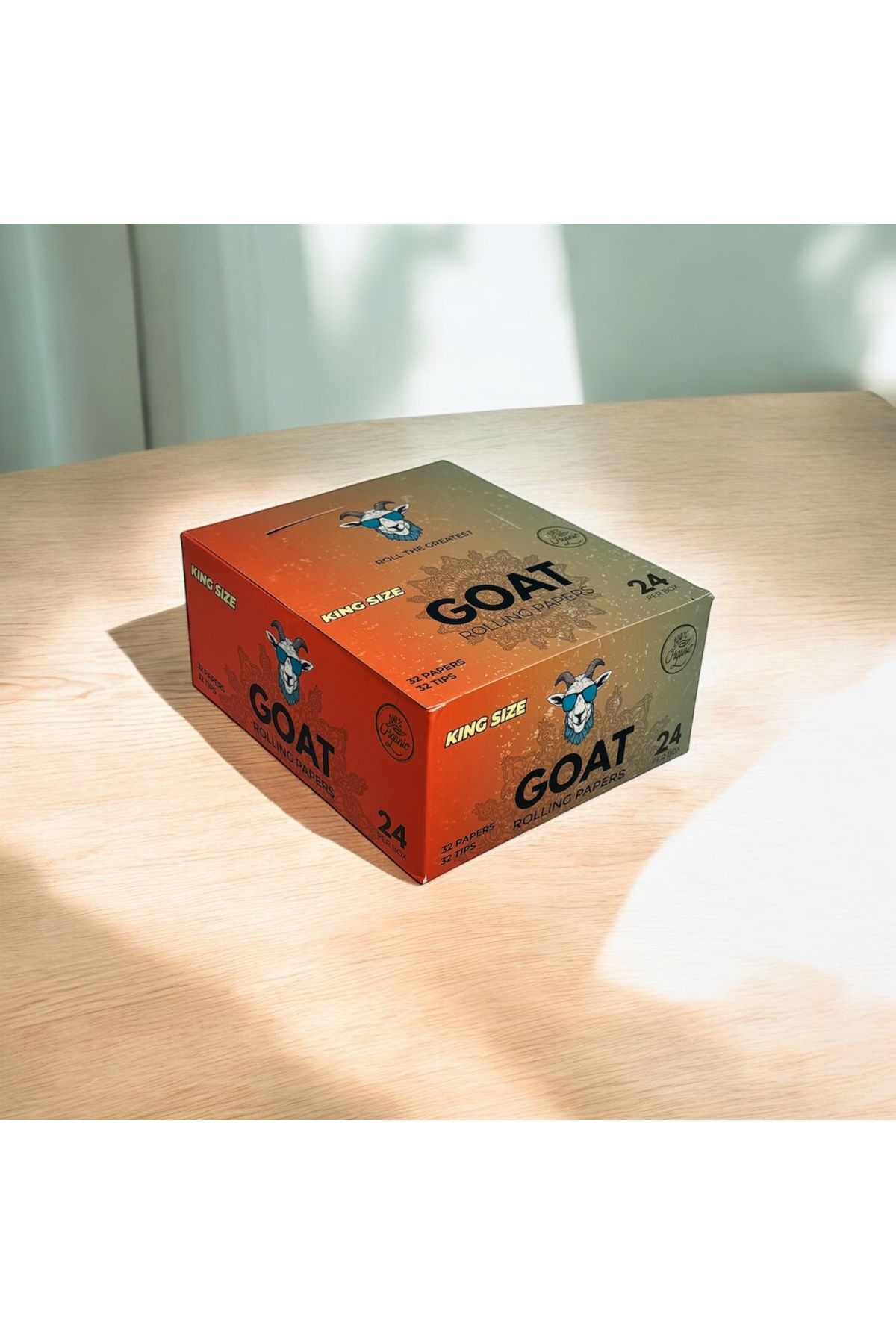 GOAT Rolling Papers-5 Boxes King Size Paper Stamped 2