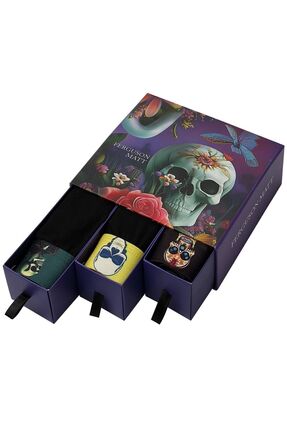 Ferguson Matt Erkek Boxer 3'lü Paket Pamuklu Rahat Esnek - Skull Series