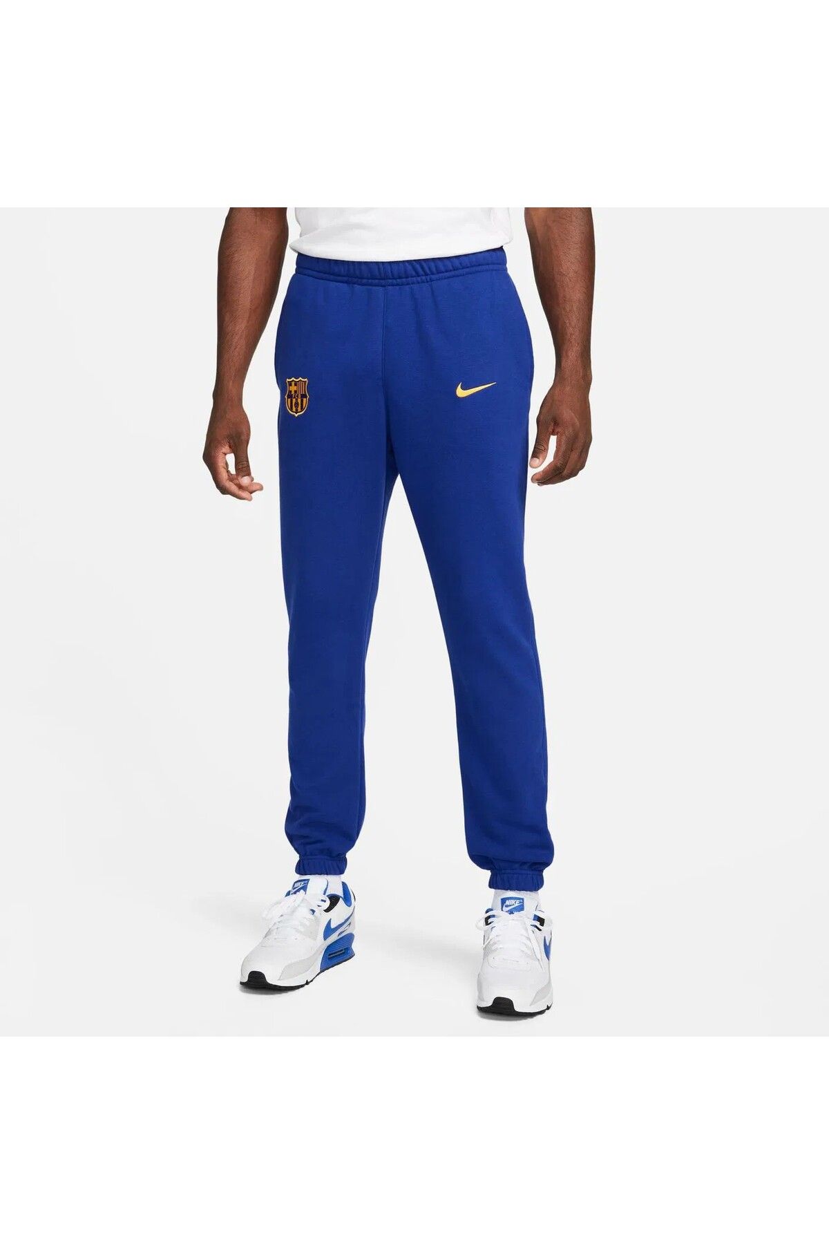 Nike Fc Barcelona Men s Blue Football Sweatpants Fj5604 455 Trendyol