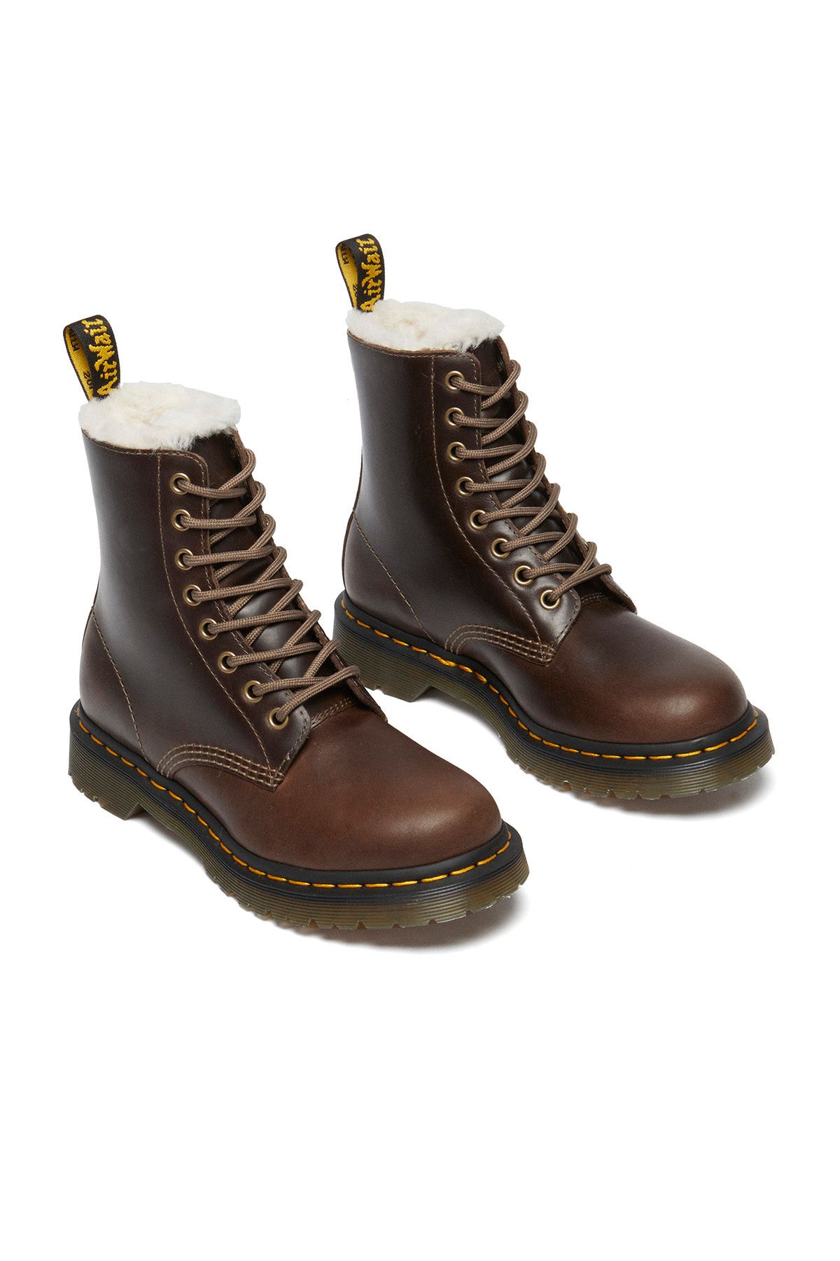 Dr. Martens-1460 Pascal Serena - Dark Khaki Orleans 2