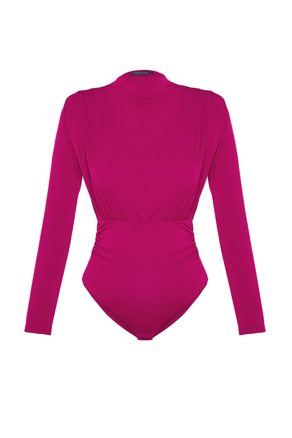 Trendyol Collection-Боді Fusya Draped Orme Body TPRAW23BD00048 7