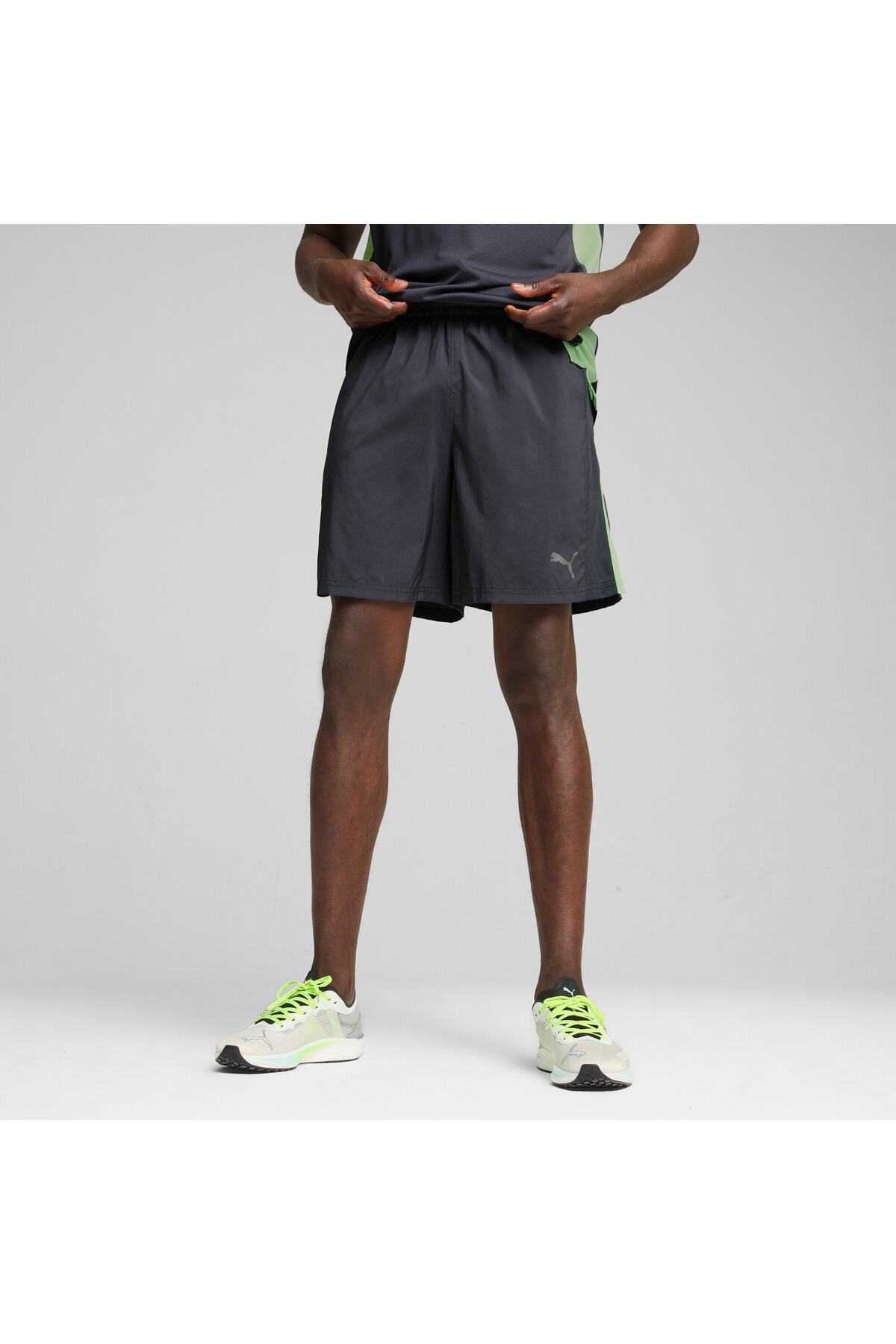 شورت و شلوارک مردانه خاکستری پوما | 525005 اورجینال - تصویر 5