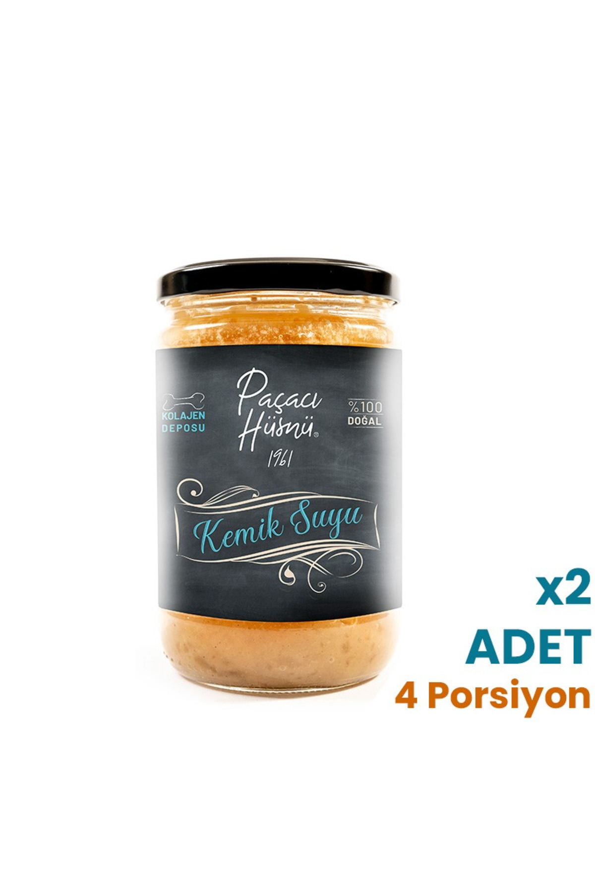 Paçacı Hüsnü İlikli Kemik Suyu 660 ML x 2 Kavanoz
