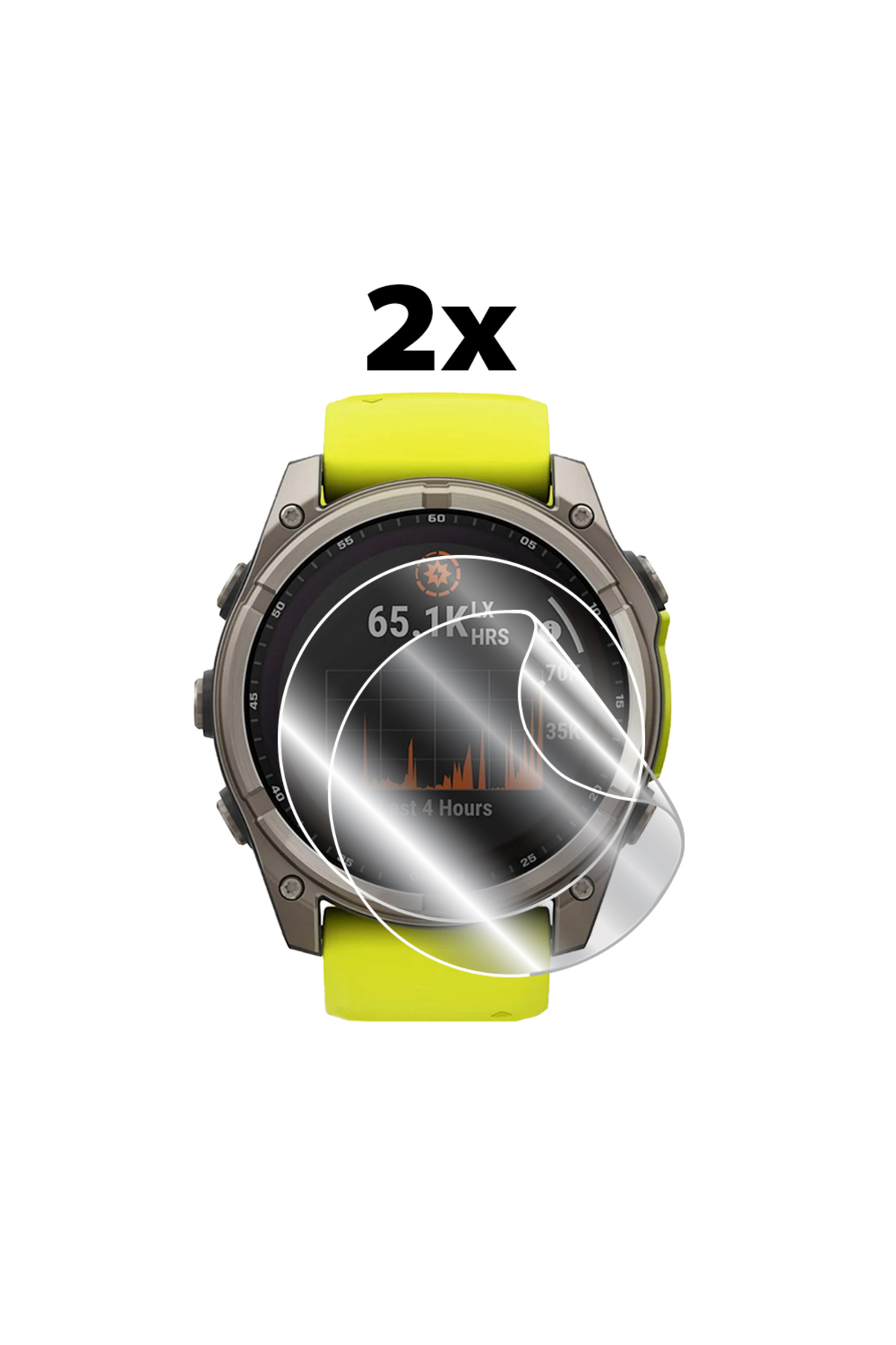 Garmin Fenix 8 (51mm) Solar IPG HydroGel Ekran Koruyucu (2 Adet) 2