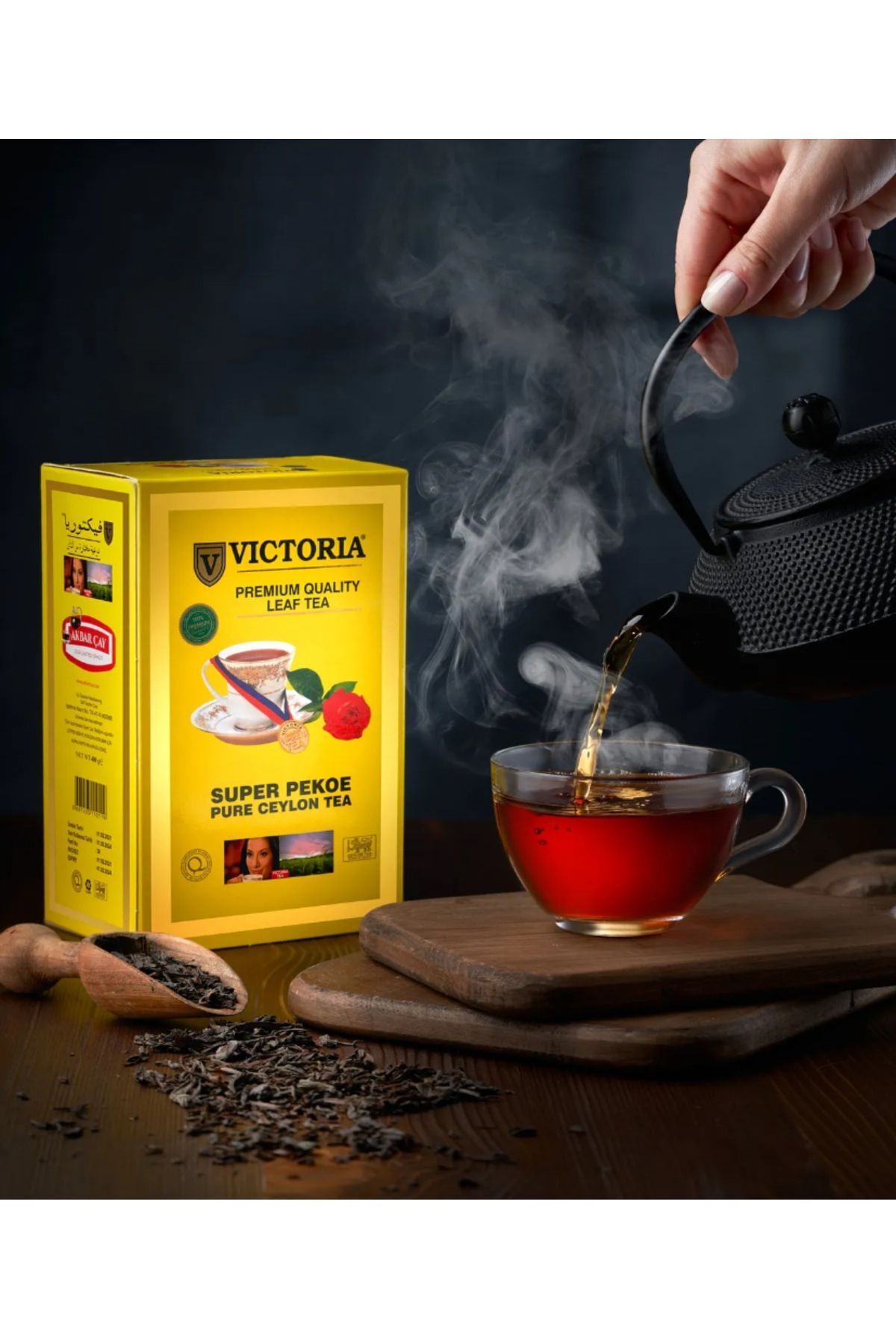Victoria Premium Quality Leaf Tea Ithal Dökme Siyah Çay 800 gr