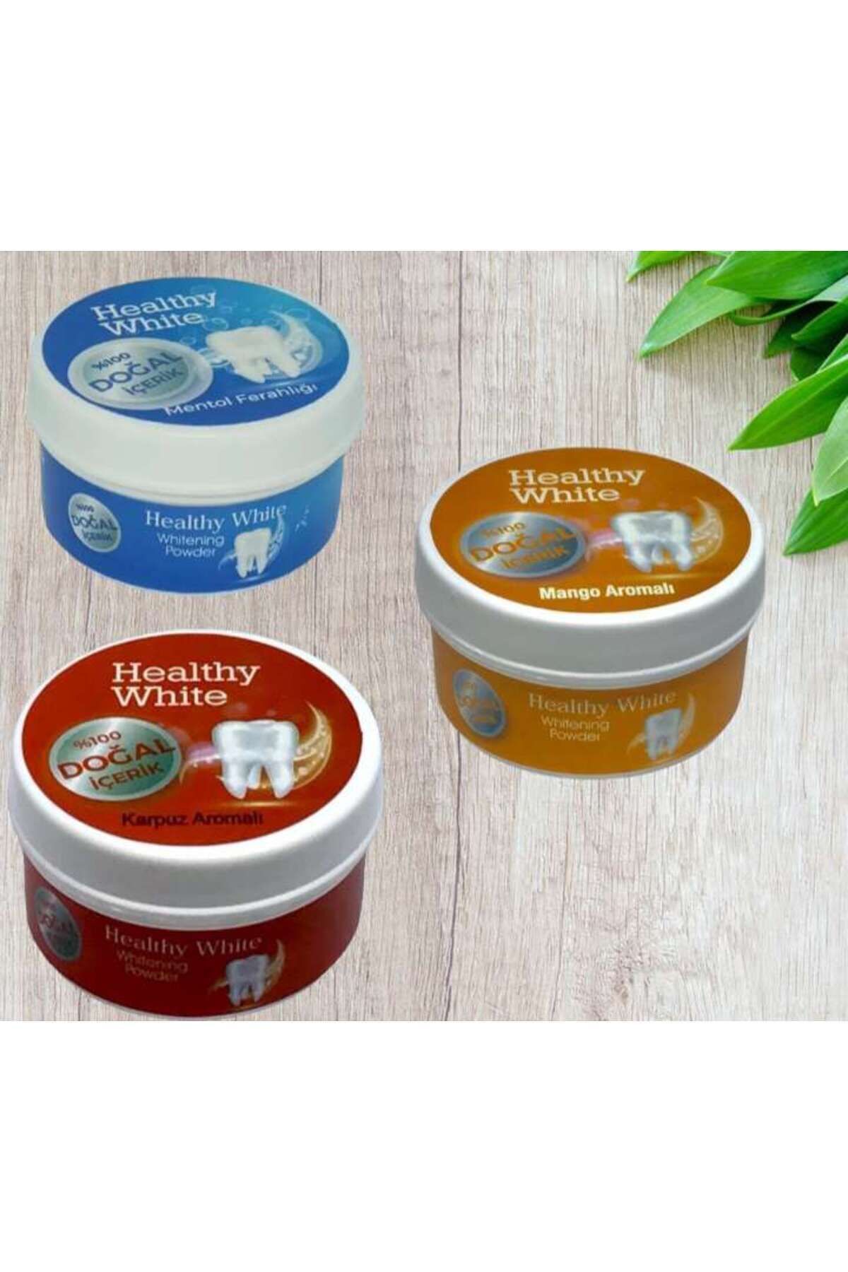 Healthy White Dental Diş Temizleme Tozu 50 gr Mango Mentol Çilek