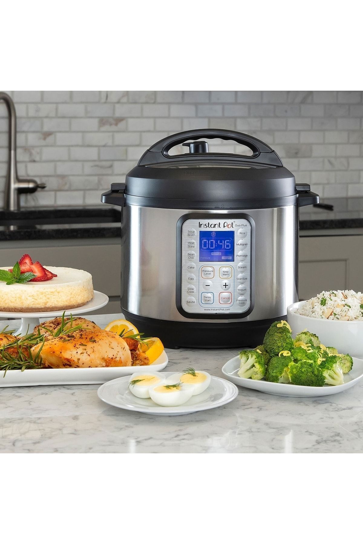 INSTANT Pot Duo Plus 5.7 Litre Paslanmaz Celik Ic Tencereli 9 u 1 Arada Elektrikli Duduklu Tencere Fiyat Yorumlar Trendyol