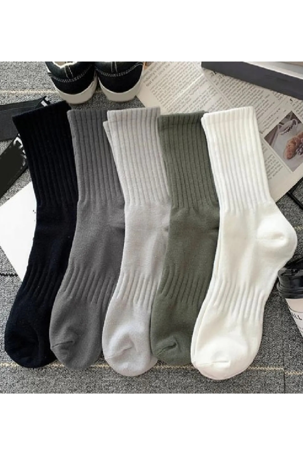 5 Li Tenis Boy  Unisex  Çorap — görsel 3 · 3214836515301