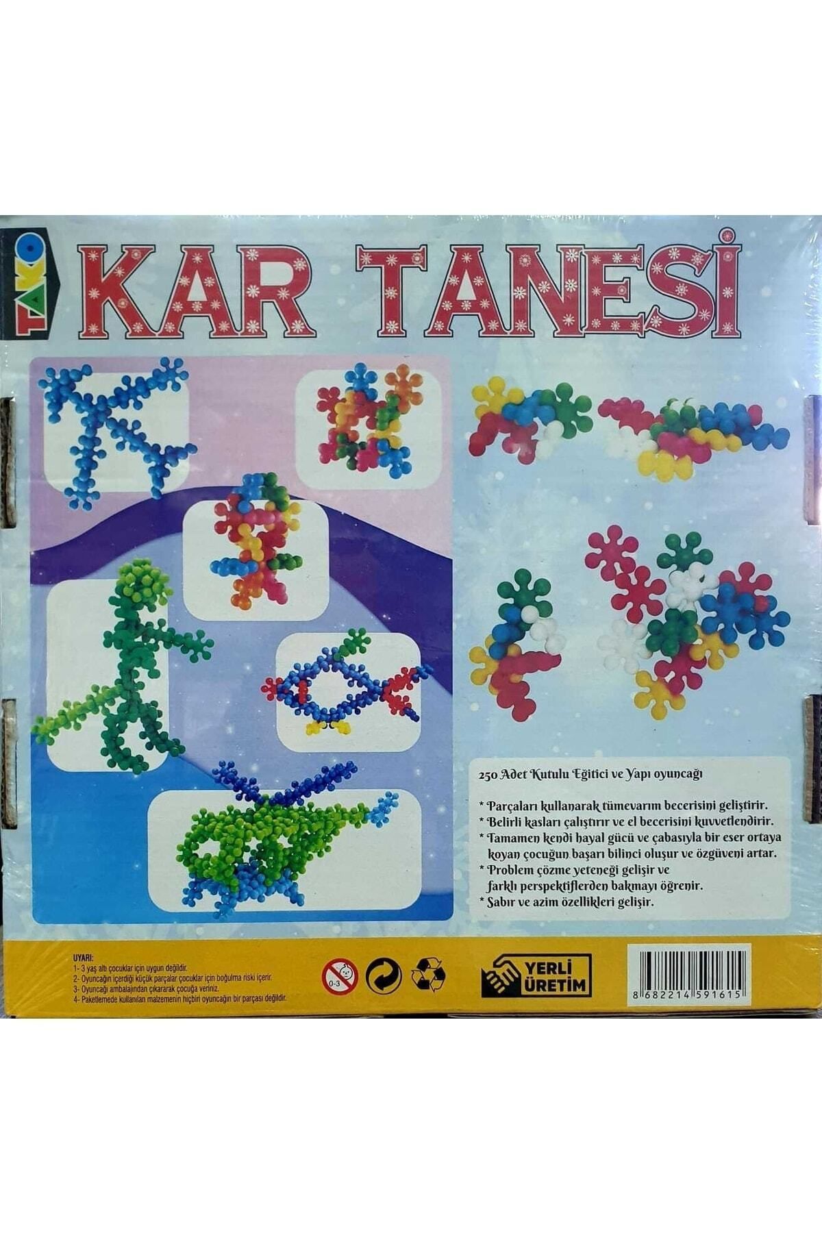 ZEKİCE OYUNCAK-Snowflake Molecule Building Blocks Educational Toy 250 Pcs Building Toys New in Boxed Packaging 2