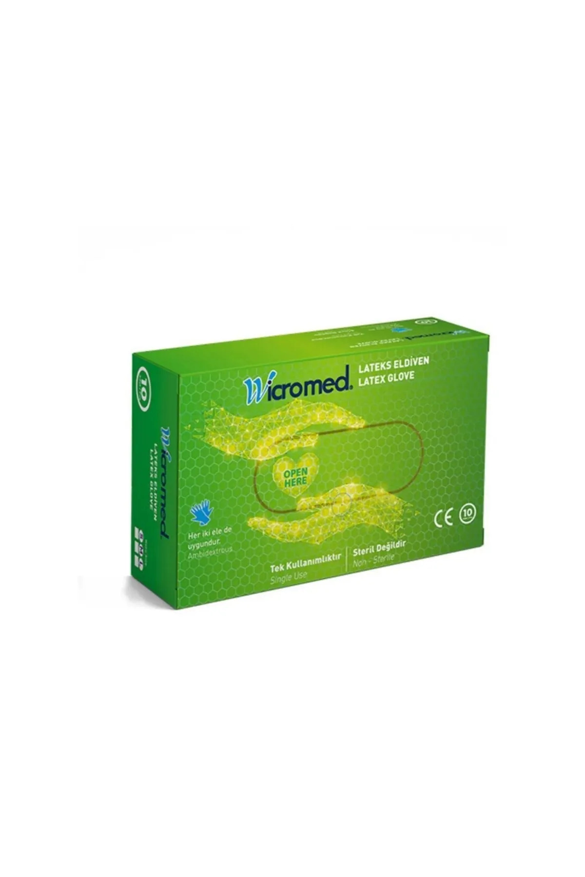 wicromed Latex Eldiven Large 10'lu