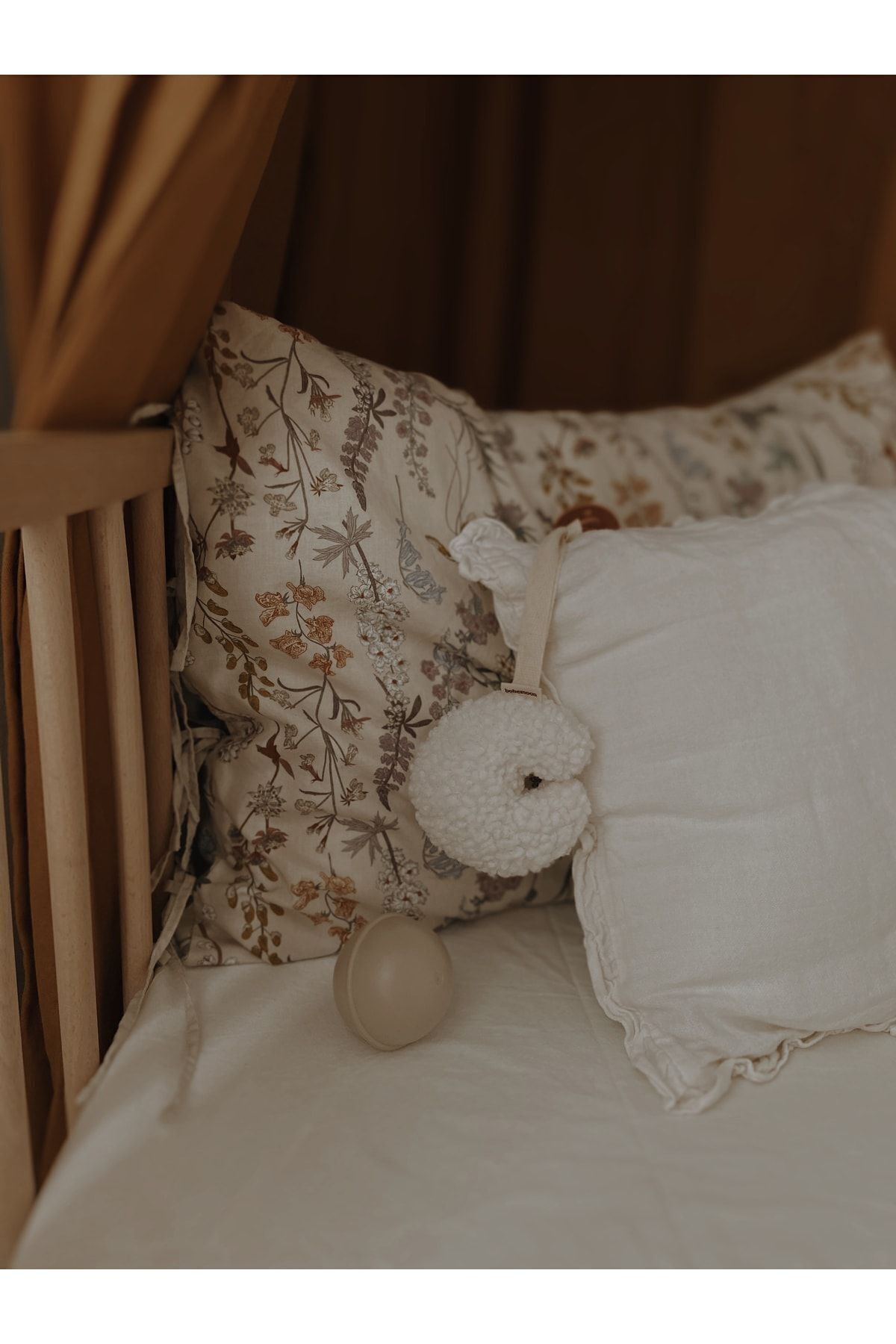 bohemoon Teddy Moon Emzik Askısı Naturel Beyaz fotoğrafı 4 (önizleme)