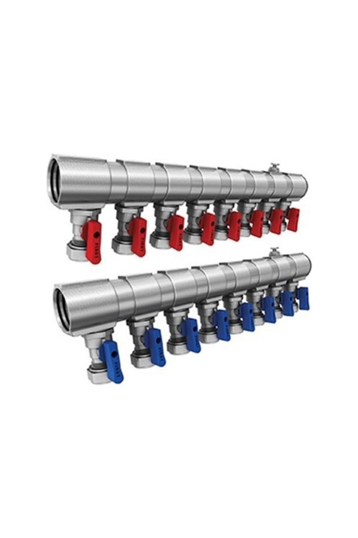 7 Li Mini Collector Set with Ball Valve (red-Blue 2-PIECE SET)