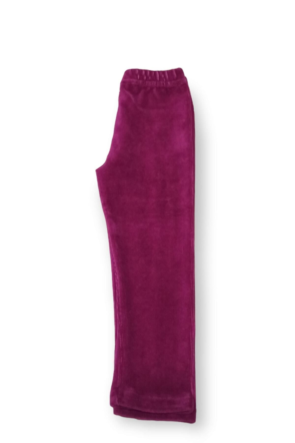AKL-Girl's Winter Corduroy Leggings Full Lycra 2