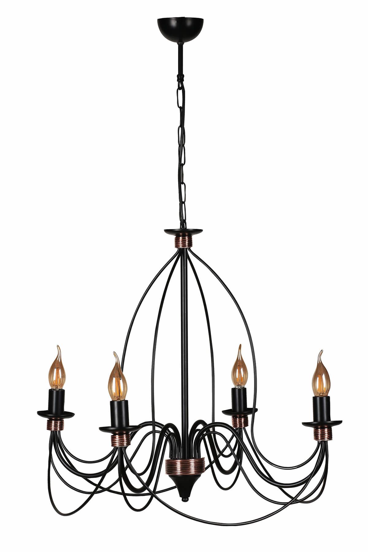 Lumexx-Berfin Black Rustic Set of 4 - 7755-4 1