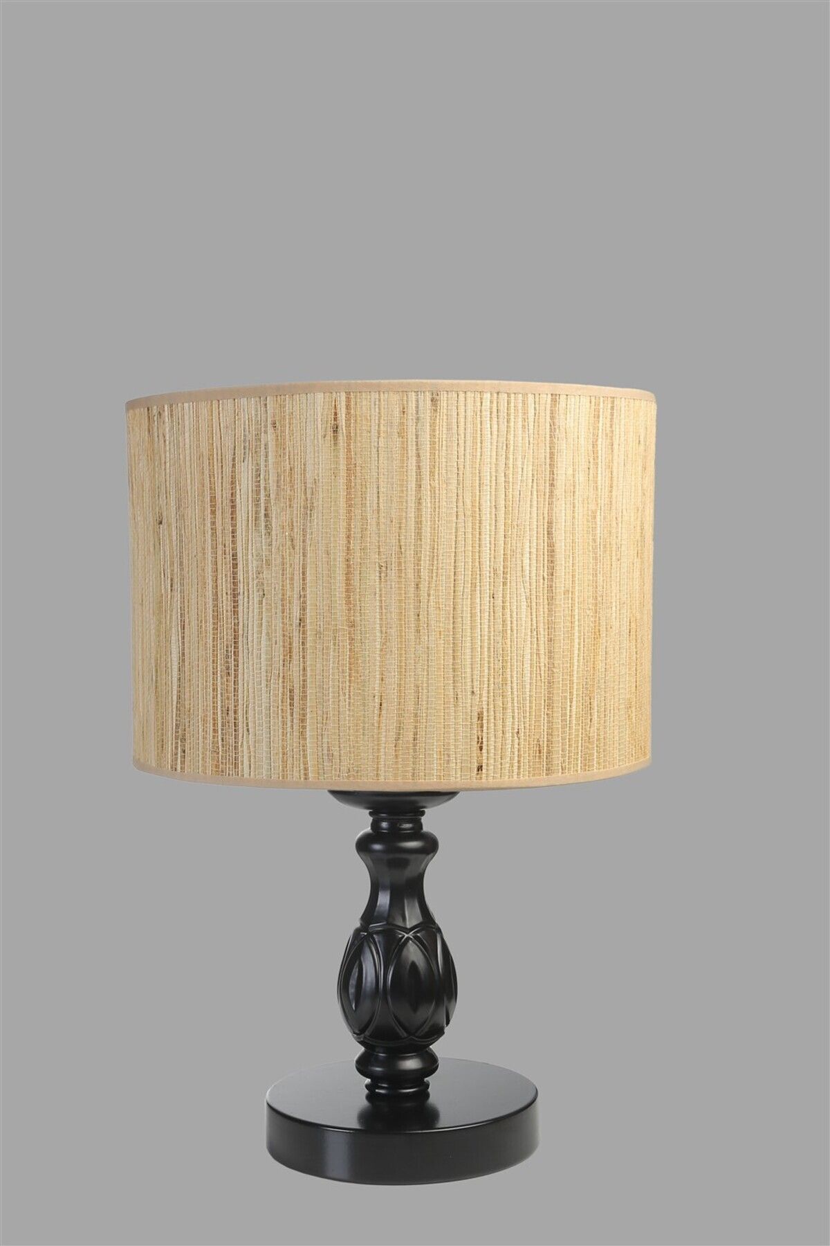 Lumexx-Olympic Table Lamp with Black Bamboo 09 Lampshade - Cylinder Design 3