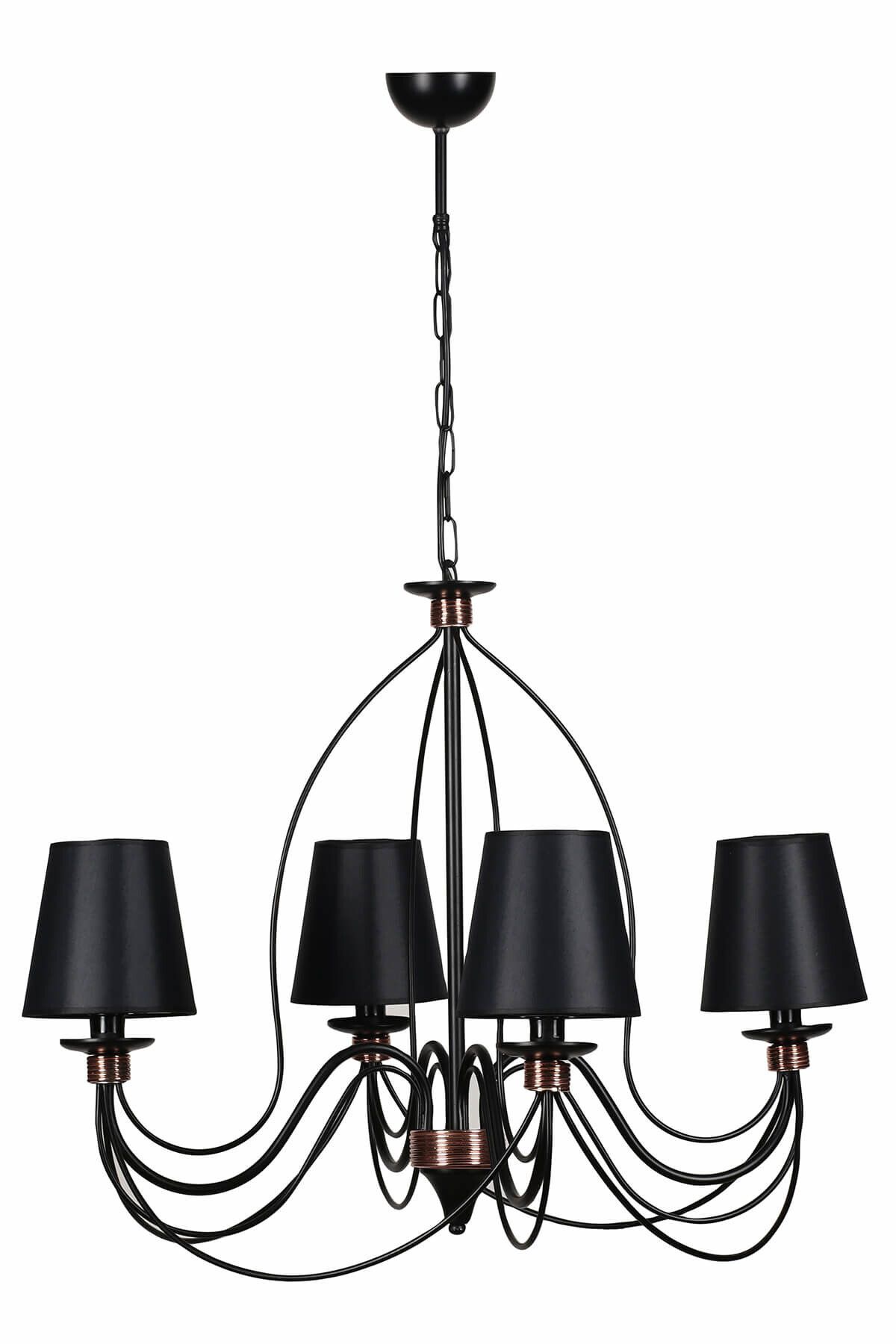 Lumexx-Berfin Set of 4 with Black Lampshade - 7751-4 1