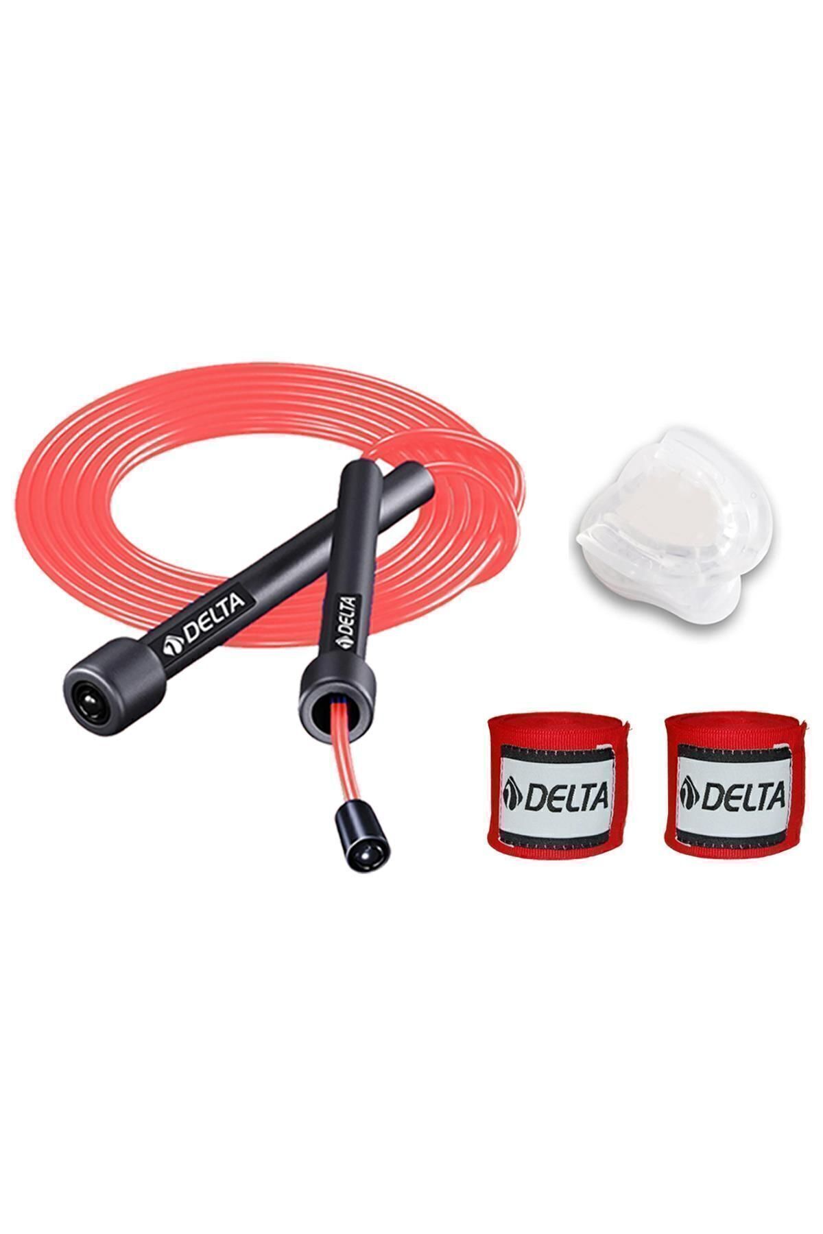Delta 2 Adet 3,5 Mt Boks Kickbox Muay Thai Sanda El Bandajı Sargı Bandajı Boks Dişliği Atlama İpi