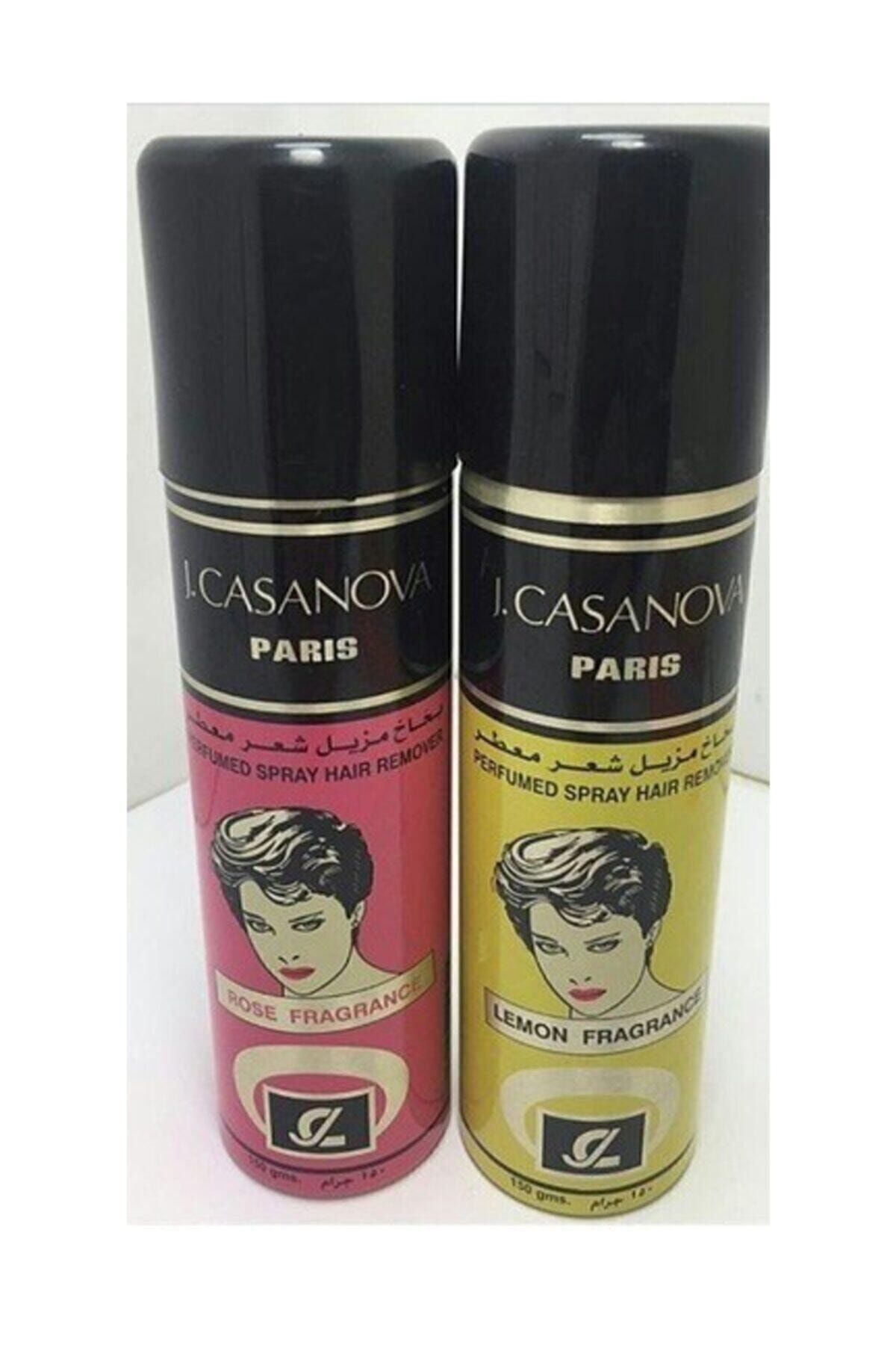 Mardinal J. Casanova Paris Tüy Dökücü Sprey Gül Rose 150 Gr 2'li Paket