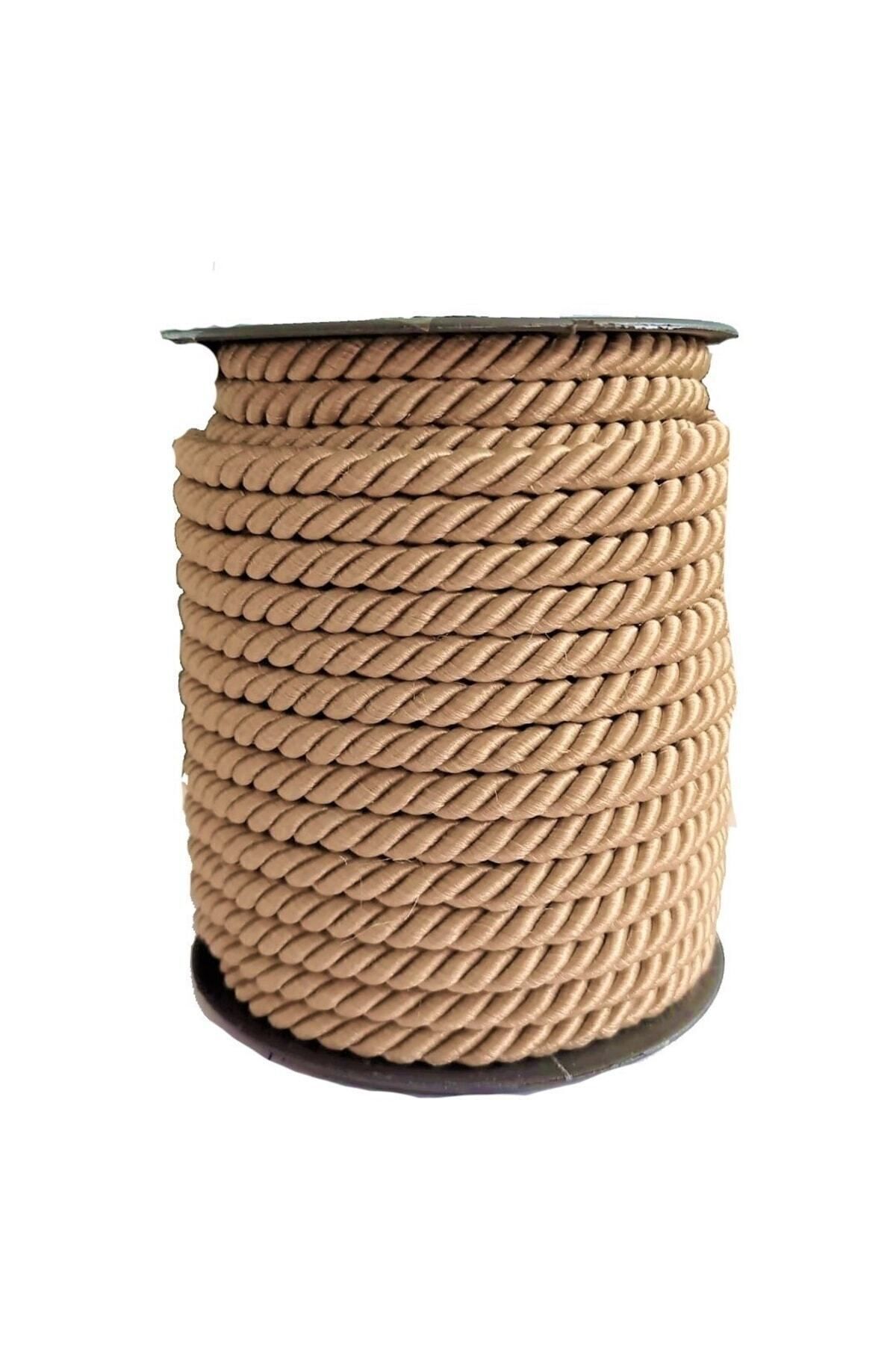 ndw natural design work-Ndw Twisted Cord Ip 6-7 Millim 20 Meters Suitable for Cappuccino (BRAID- SUPLA- RANIR- HOBBY) Stitching 1