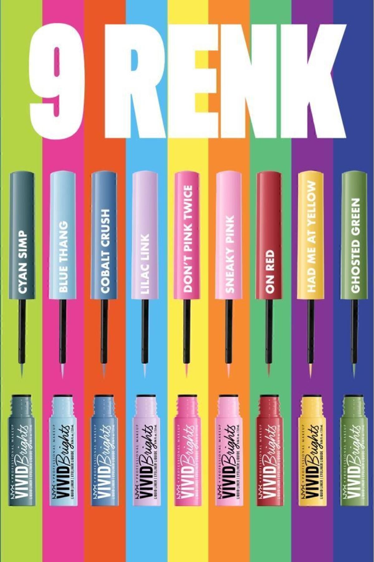 Vivid Brights Likit Eyeliner - Ghosted Green — سبز VVDBRGHT — تصویر 7 از 7