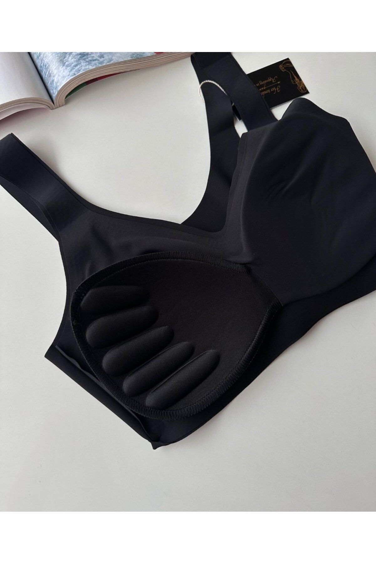 İntive Lingerie-Carla No Underwire Seamless Push-up Invisible Ice-Silk (Invisible) Bra - Imported Bra 6
