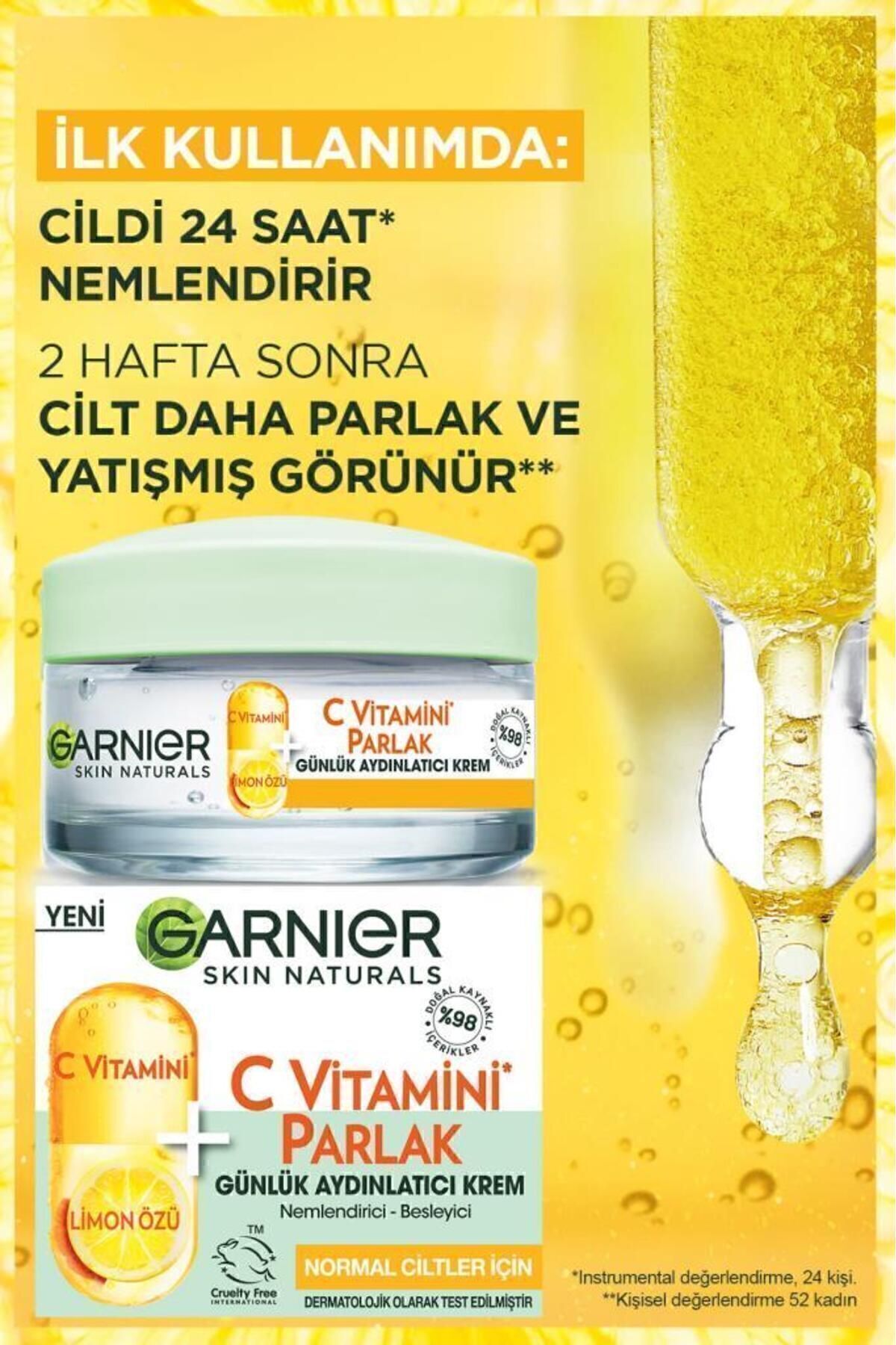 C Vitamin Serum (Niasinamid + Salisilik Asit) + C Vitamin Nemlendirici Krem & Makyaj Çantası Hediye — PKTCVPSASECVPGAK — تصویر 4 از 7