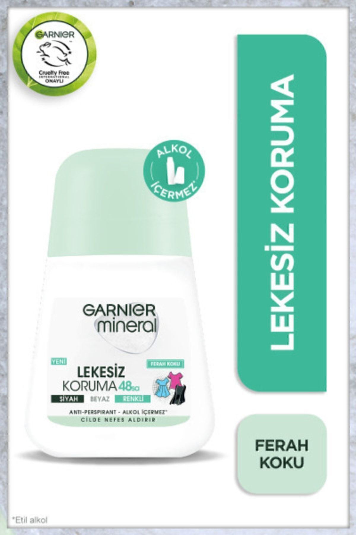 دئودورانت رول روی عطر تازه محافظ بدون لکه معدنی Garnier